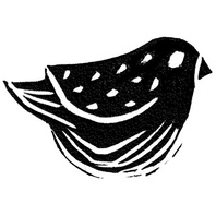 Stampington And Co Wooden Rubber Stamp Bird Watching Bold Image