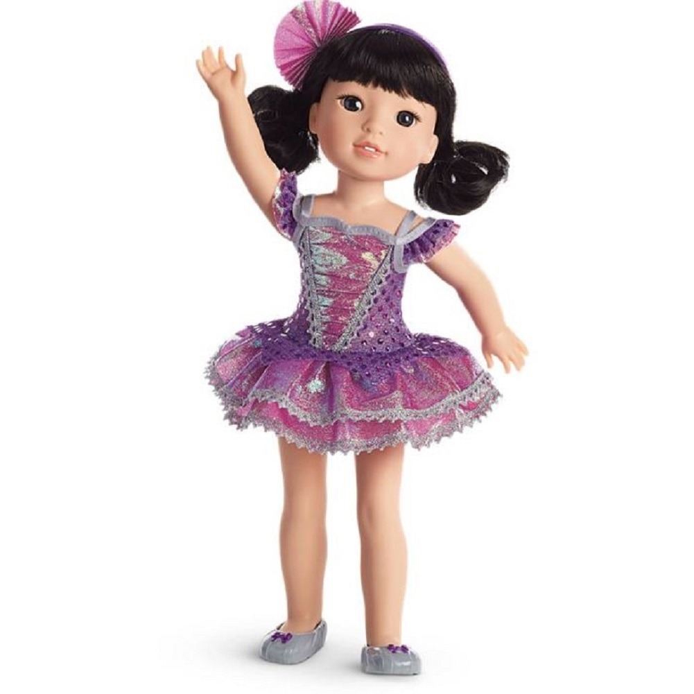 American Girl Doll AG Wellie Wishers Showtime Ballet Dance Costume Shoes