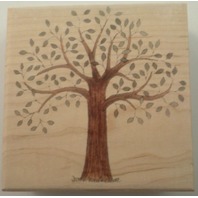 Stampington & Co Friendship Family Tree Wooden Rubber Stamp