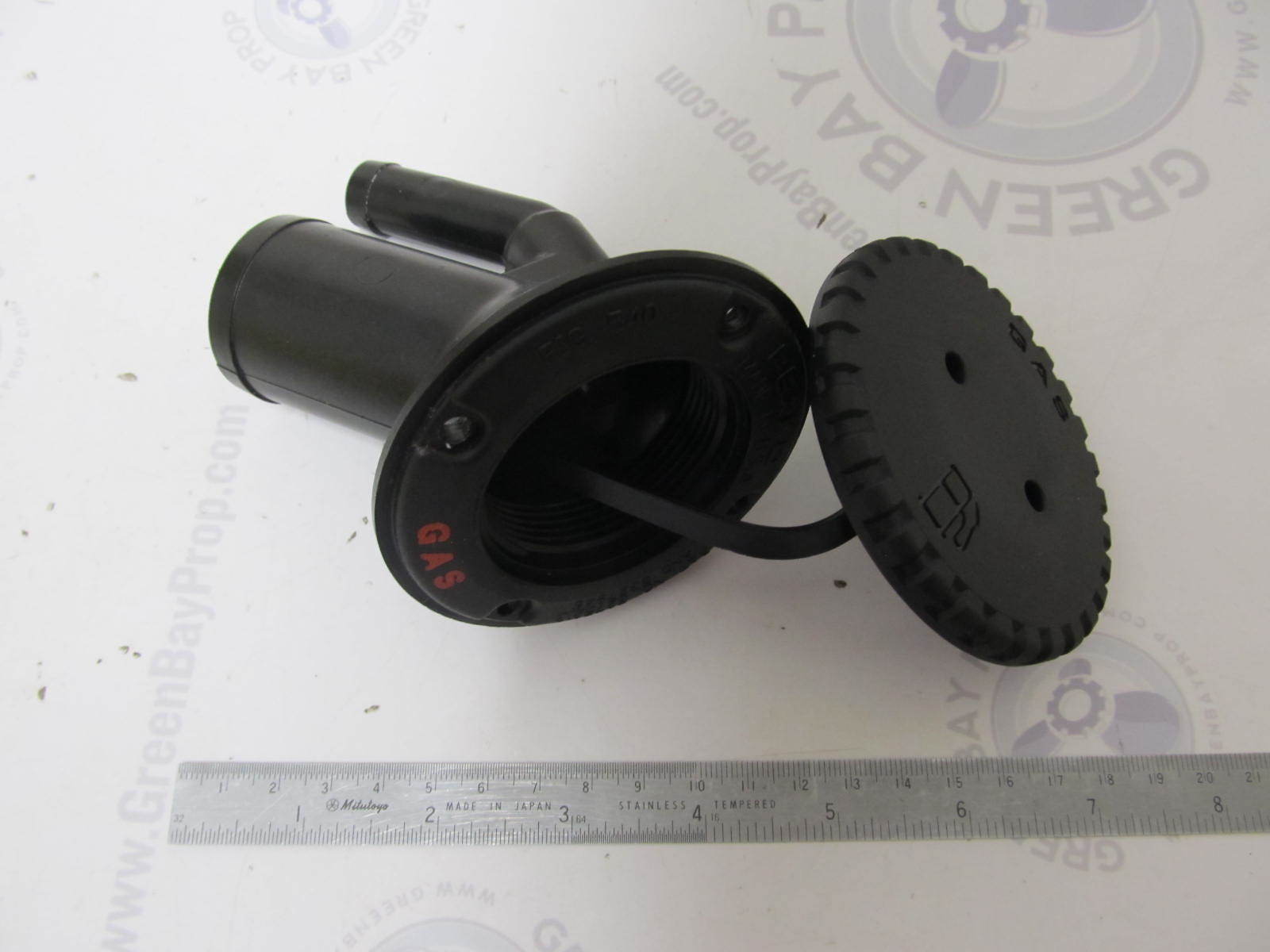 Combination Angled Gas Cap Fill /& Tank Vent 0542DPGBLK Boating Marine