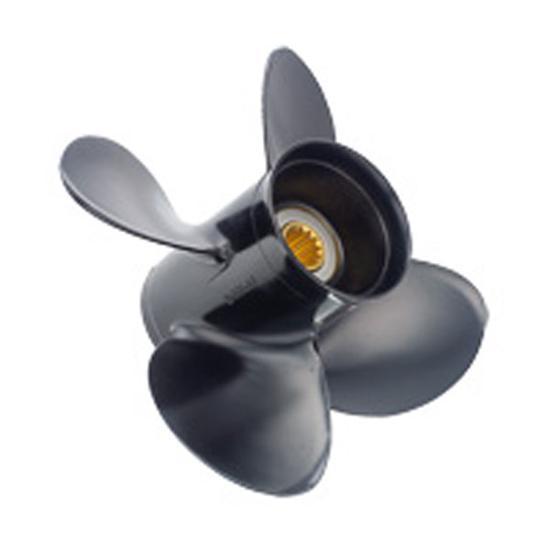 11.1 x 11 Pitch 4 Blade Prop for Force Outboard 40-75 Hp