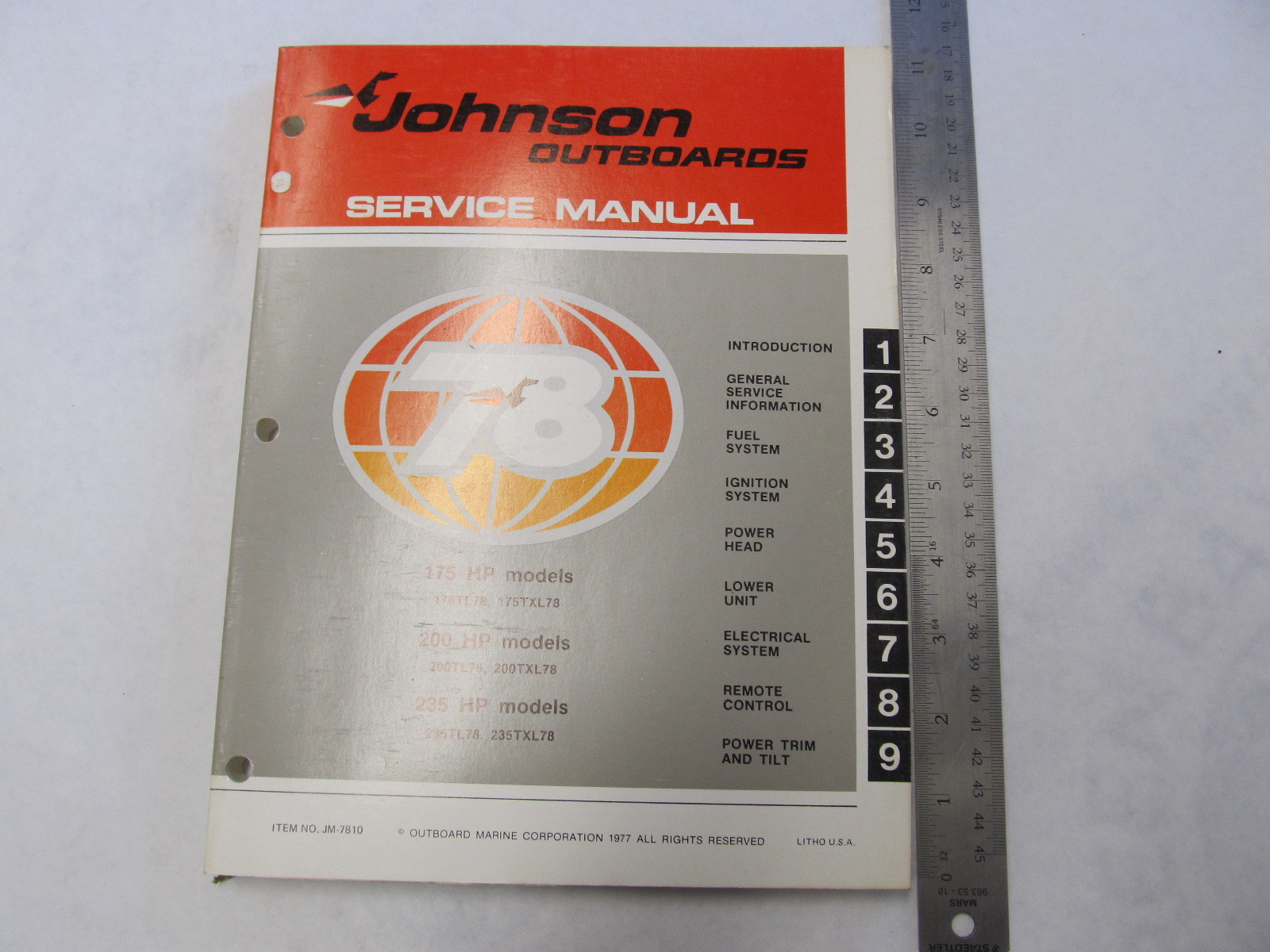 1978 johnson outboard service manual 175 235 hp green bay rh greenbayprop com 1985 Johnson 175 Johnson 175 2 Stroke