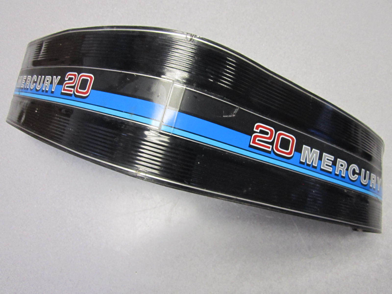 Mercury Outboard Motor Wrap Around Cowling 20 Hp Blue Stripe Green