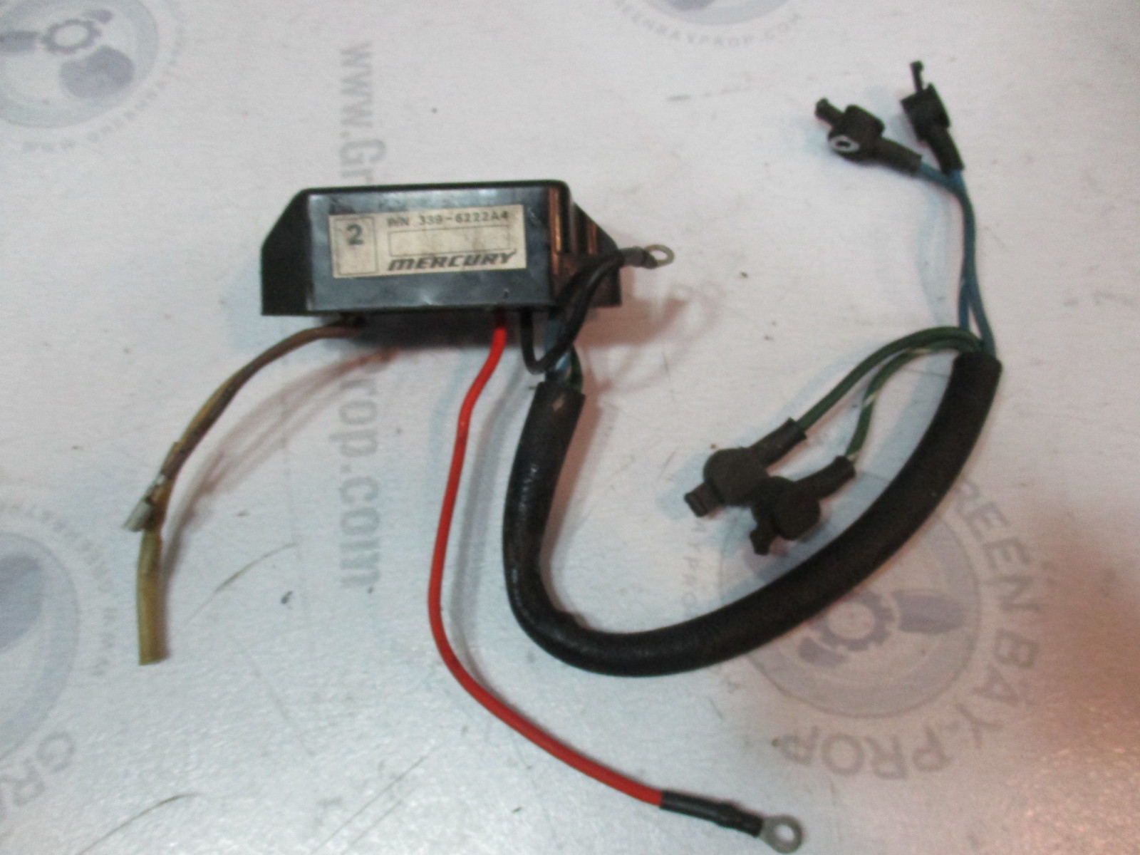 3396222A4 Mercury Outboard Ignition Switch Box 7.520 Hp Green Bay Propeller & Marine LLC