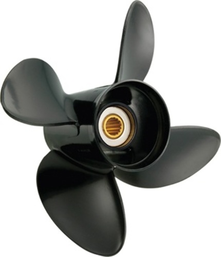 9.25 x 9 Pitch 4 Blade Prop For Evinrude Johnson 8, 9.9 & 15 HP