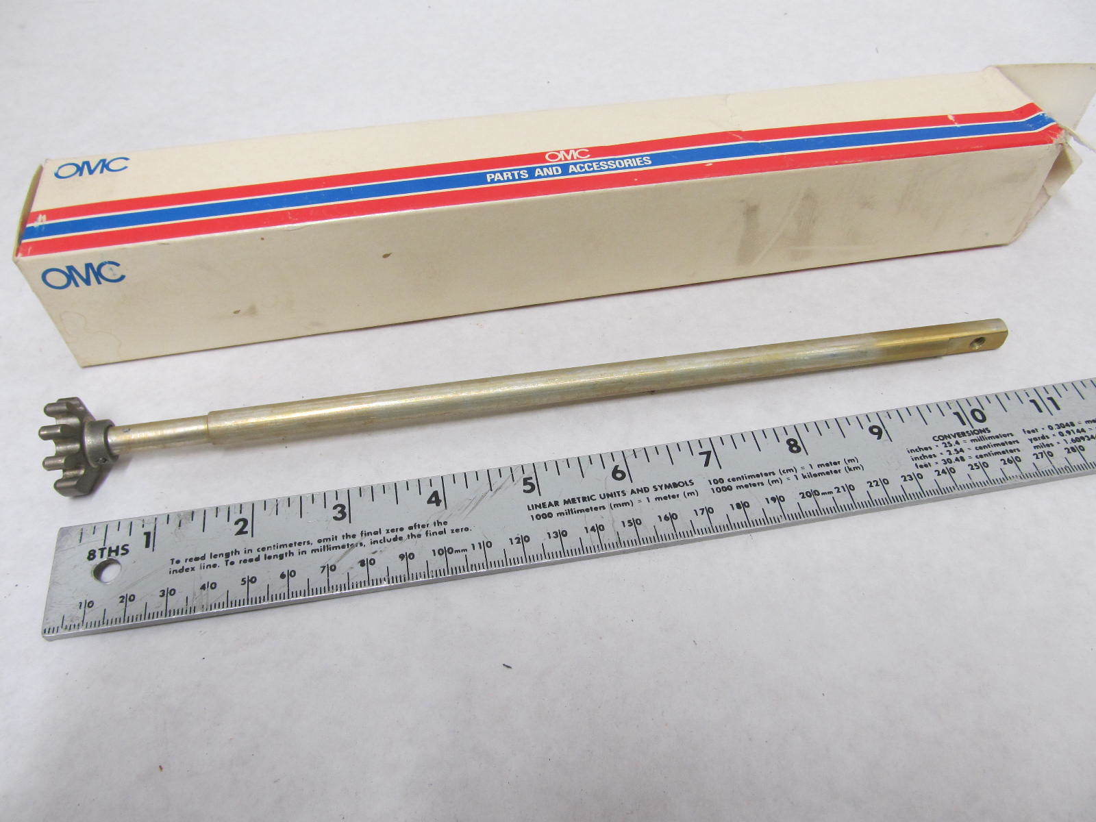 386326 0386326 OMC Tiller Handle Gear & Shaft Evinrude Johnson 9.9 & 15