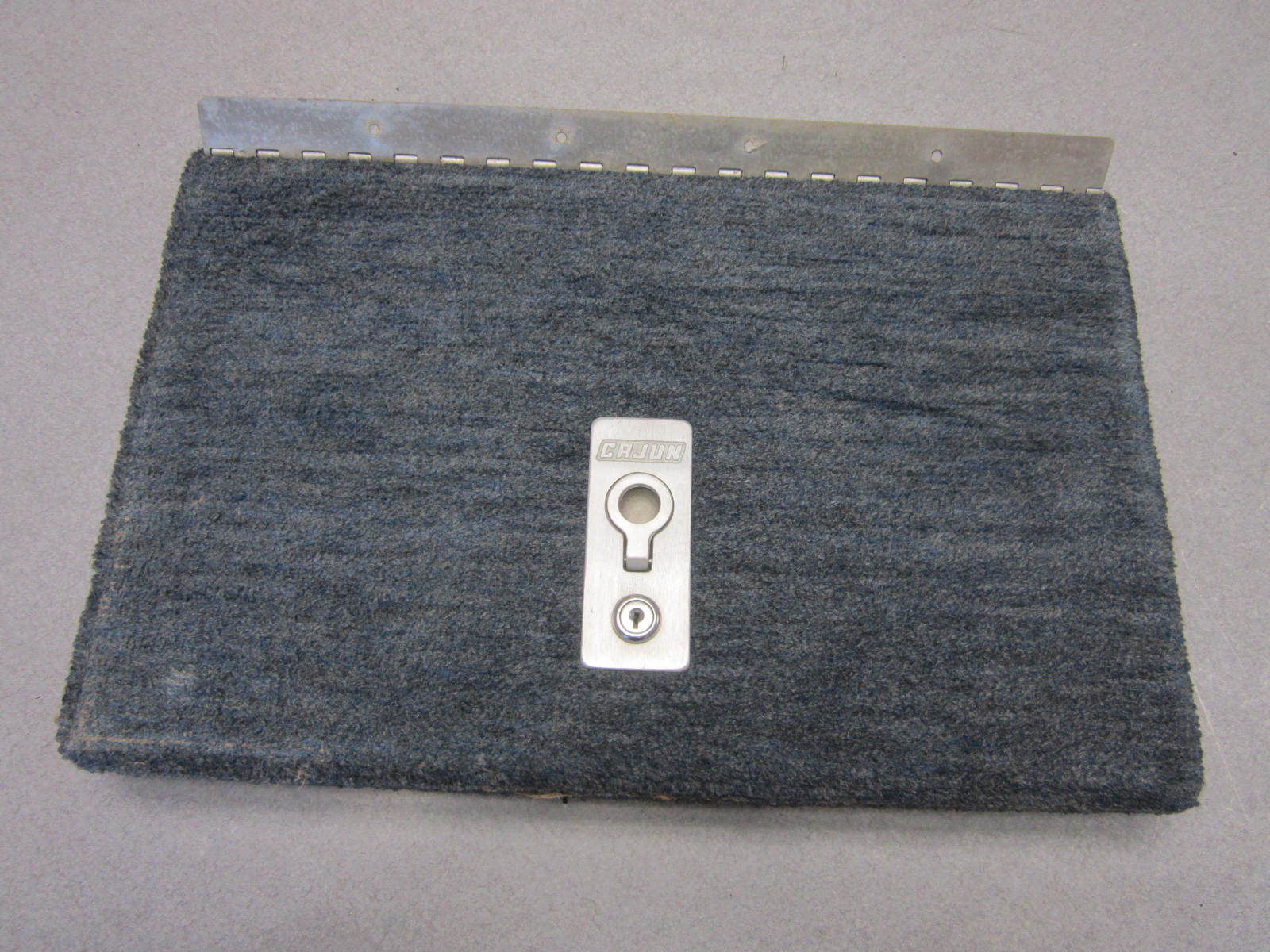 Cajun Bass Boat Right Front Side Blue Hatch Cover Door 20.5 x 13