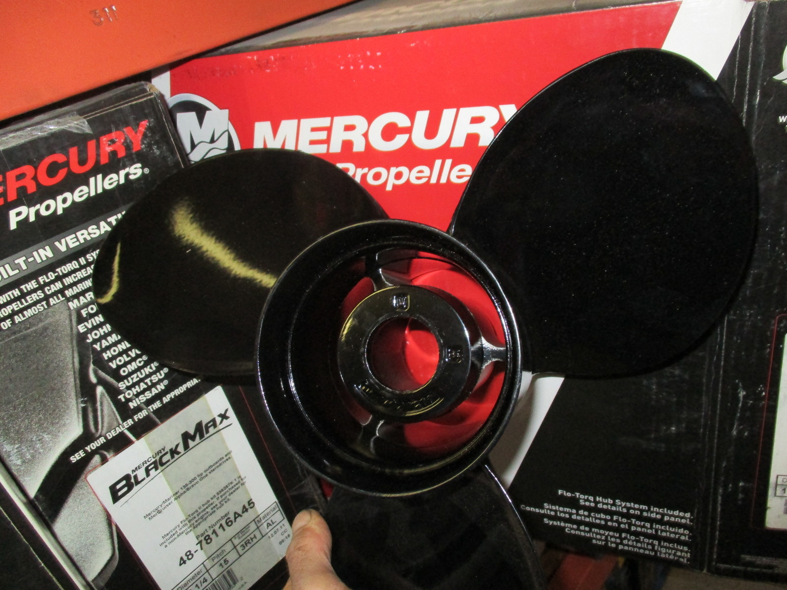 15 1/4 x 15 Pitch Prop for Mercury Mariner 135-300 Hp & Alpha One 48-78116CP1