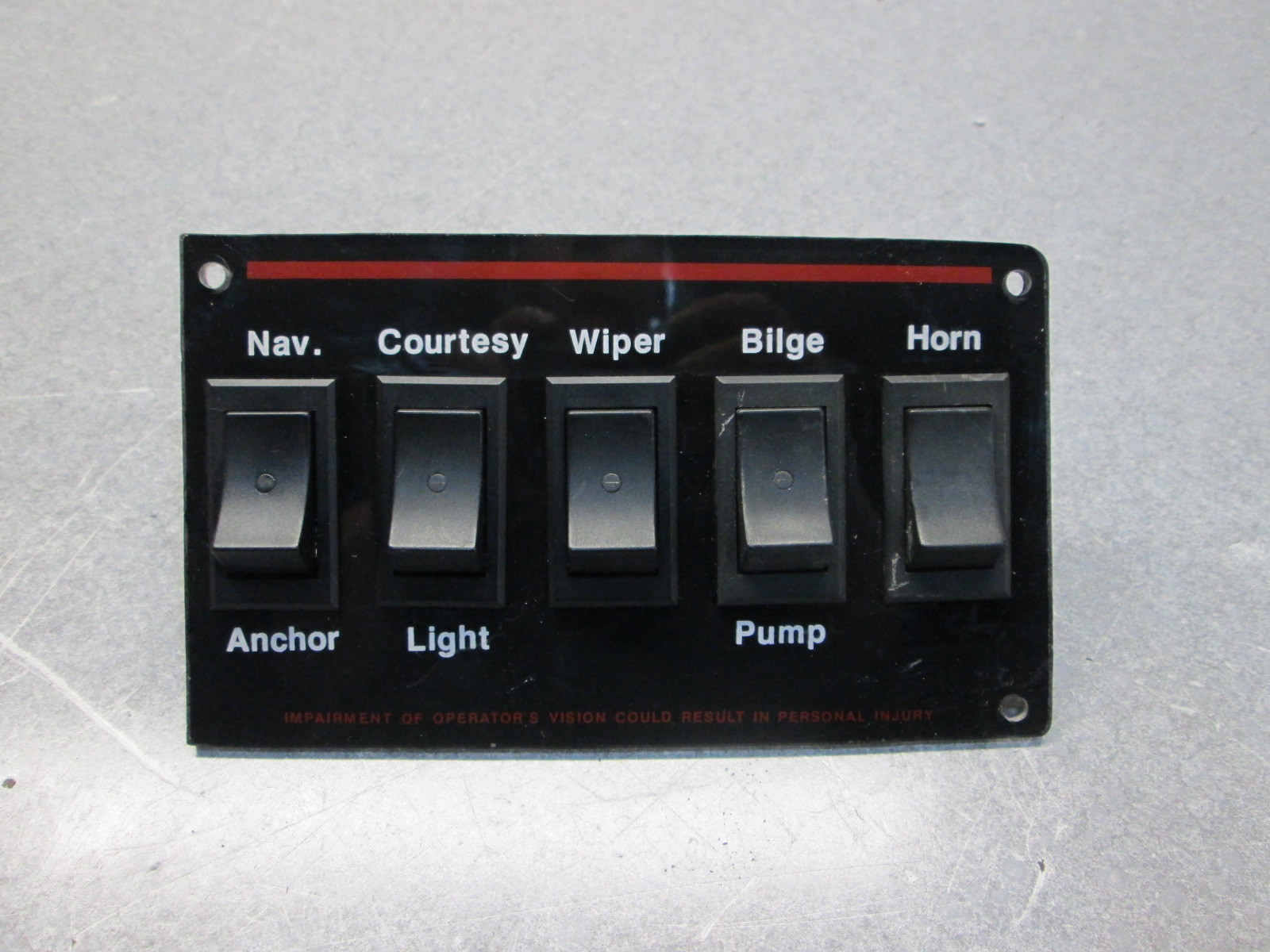 1988 Stratos 1700 XL Dash Panel Switches Green Bay Propeller & Marine