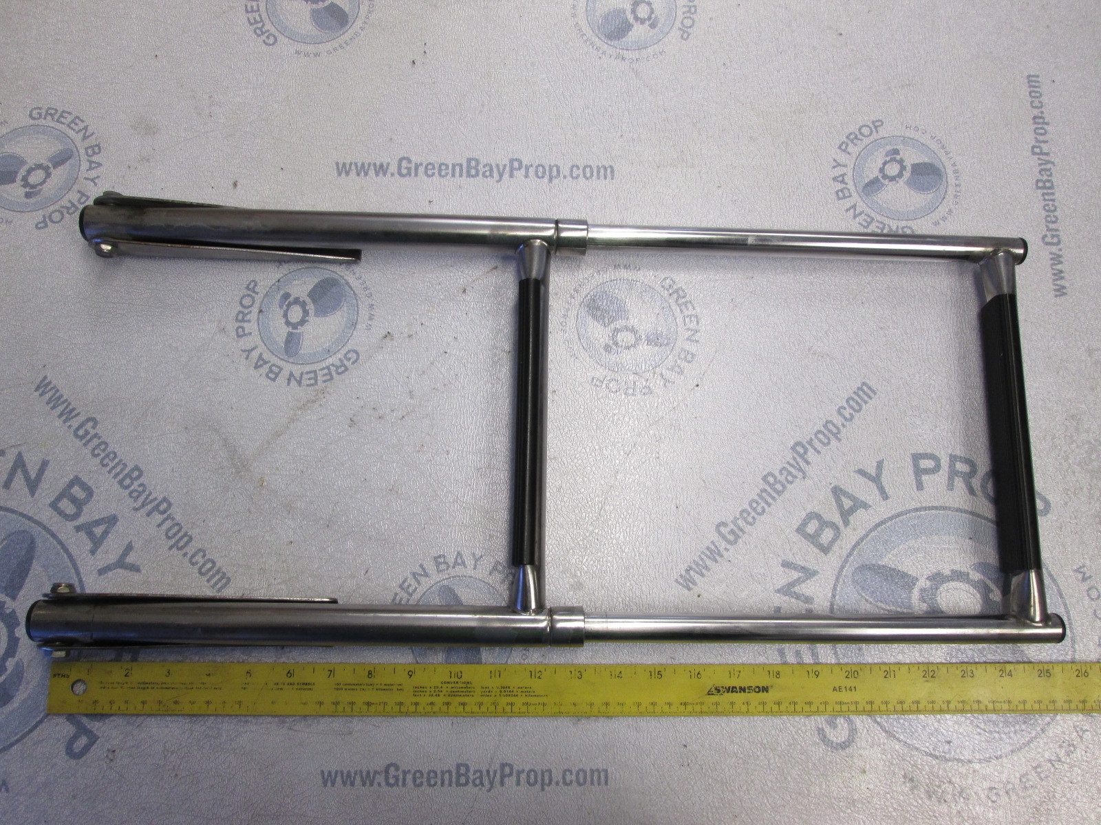 Windline Telescoping Stainless Steel 2 Step Boat Ladder