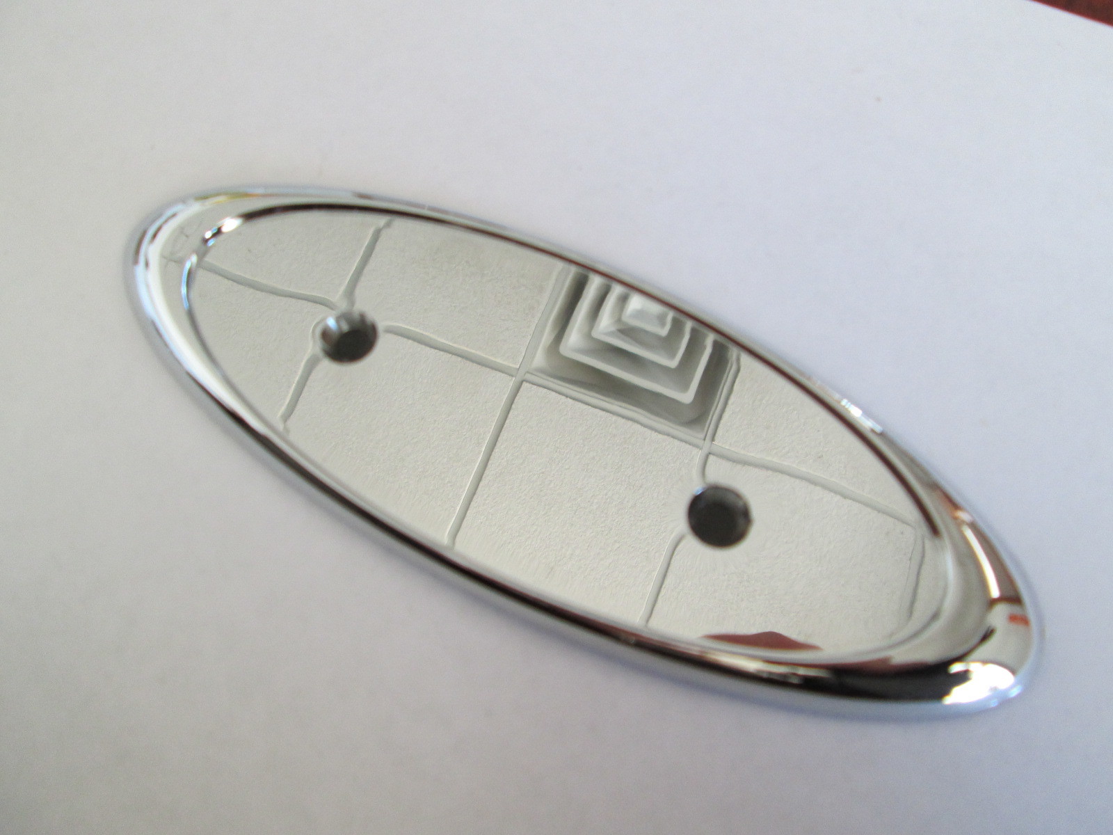 Chaparral Boat Chrome Logo Designator Plate 6 1/2 inch