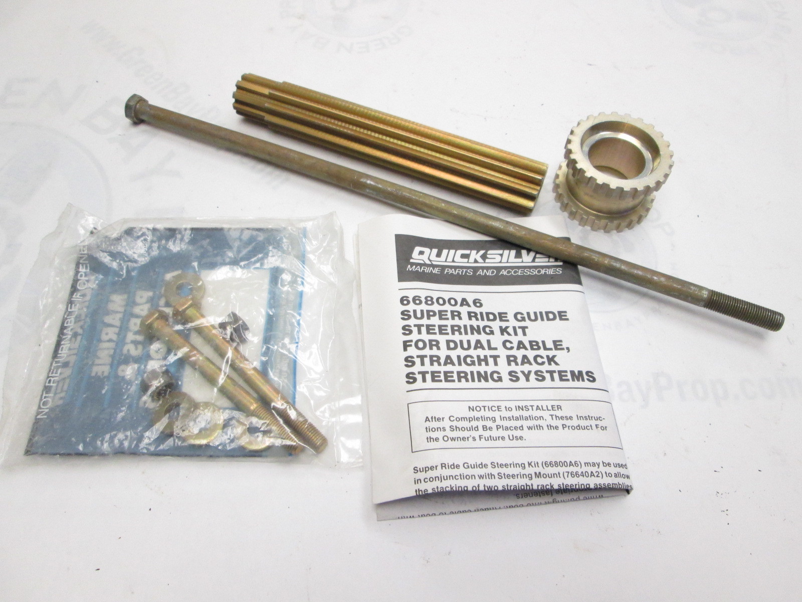 66800A6 Fits Mercury Super Ride Guide Boat Steering Kit for Dual Cable