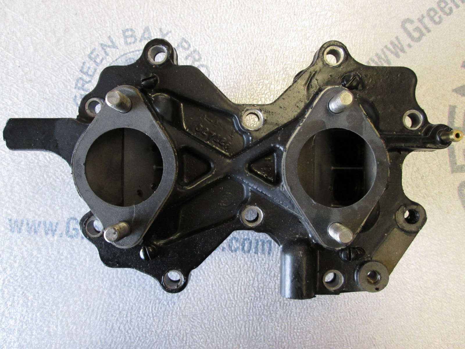 0391780 Evinrude Johnson 50 Hp Outboard Intake Manifold & Leaf Plate Valve Stop