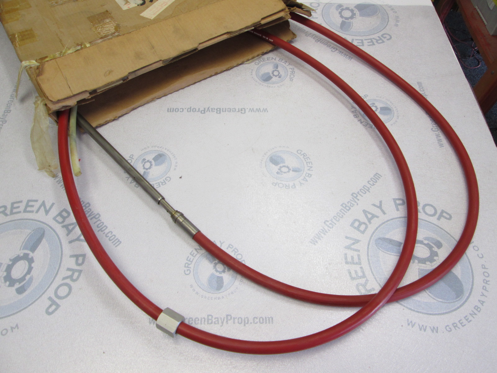 E304415-156 Morse 13 Ft Red Boat Rotary Steering Cable