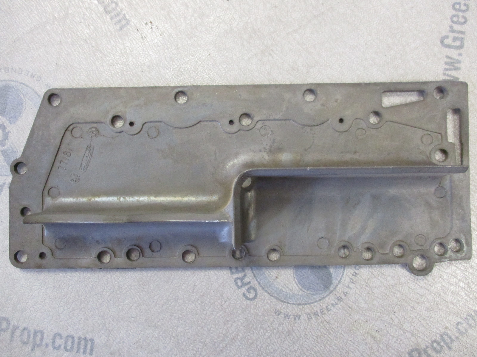 904211 Mercury 40 HP Exhaust Baffle Plate Green Bay Propeller