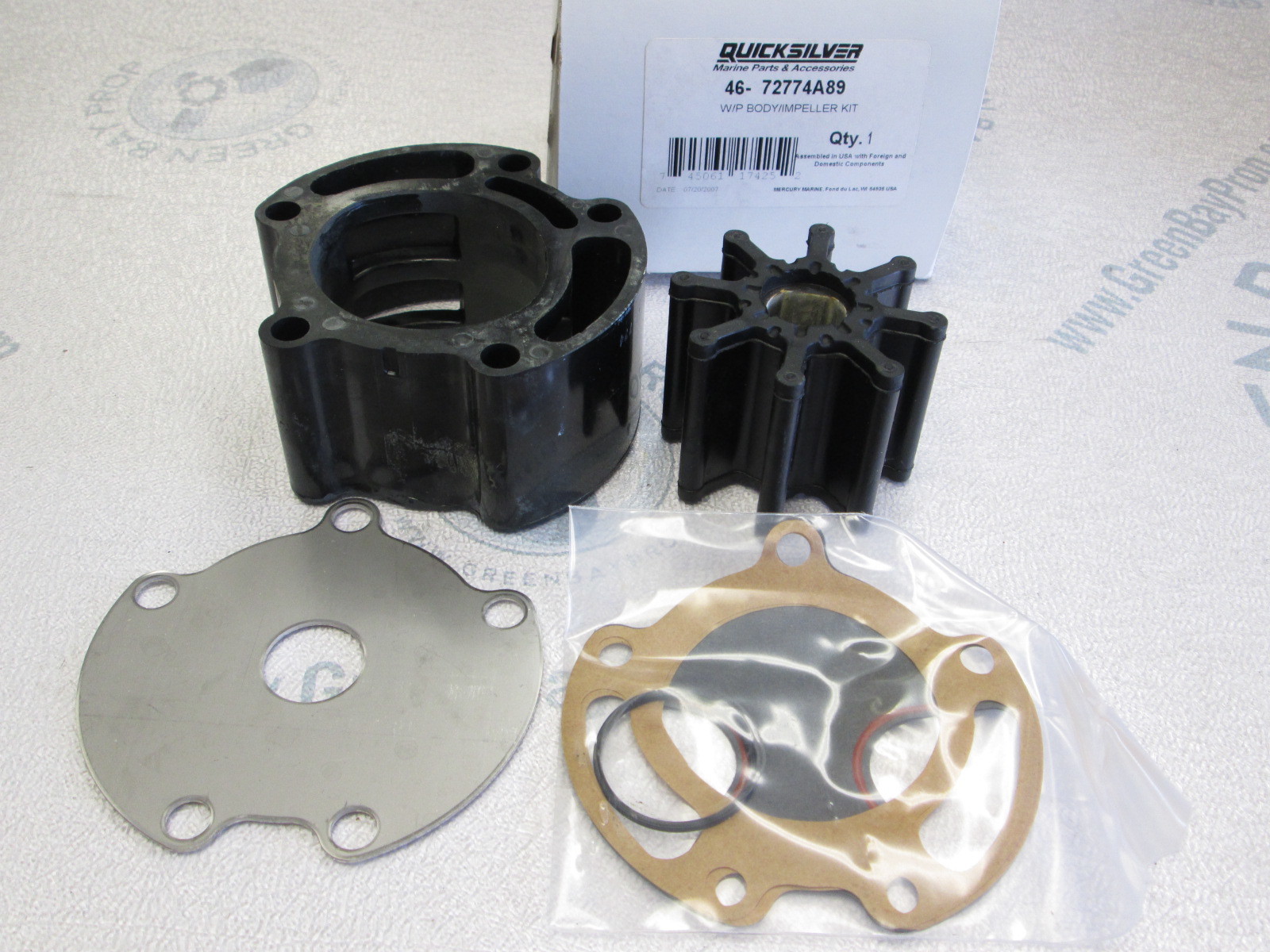 4672774A89 Fits Mercruiser Race Sea Water Pump Body & Impeller Kit