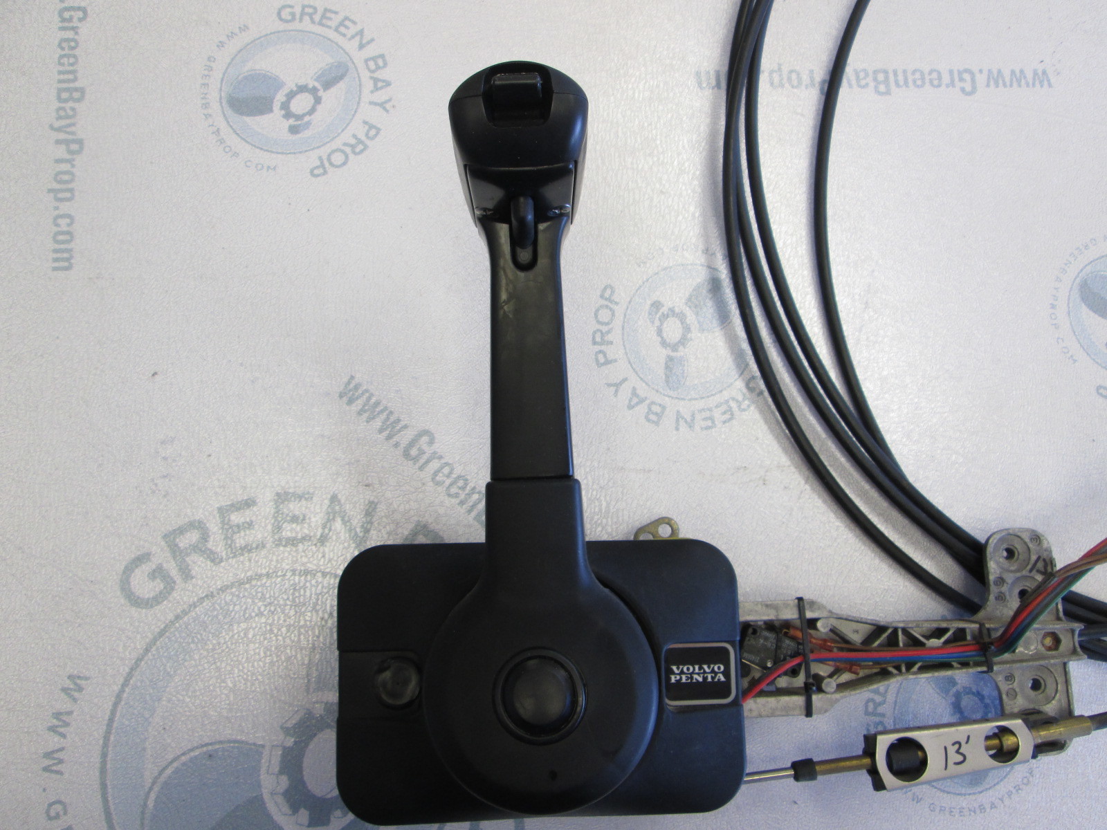 Volvo Stern Drive Boat Throttle Remote Control & 13 Ft Cables