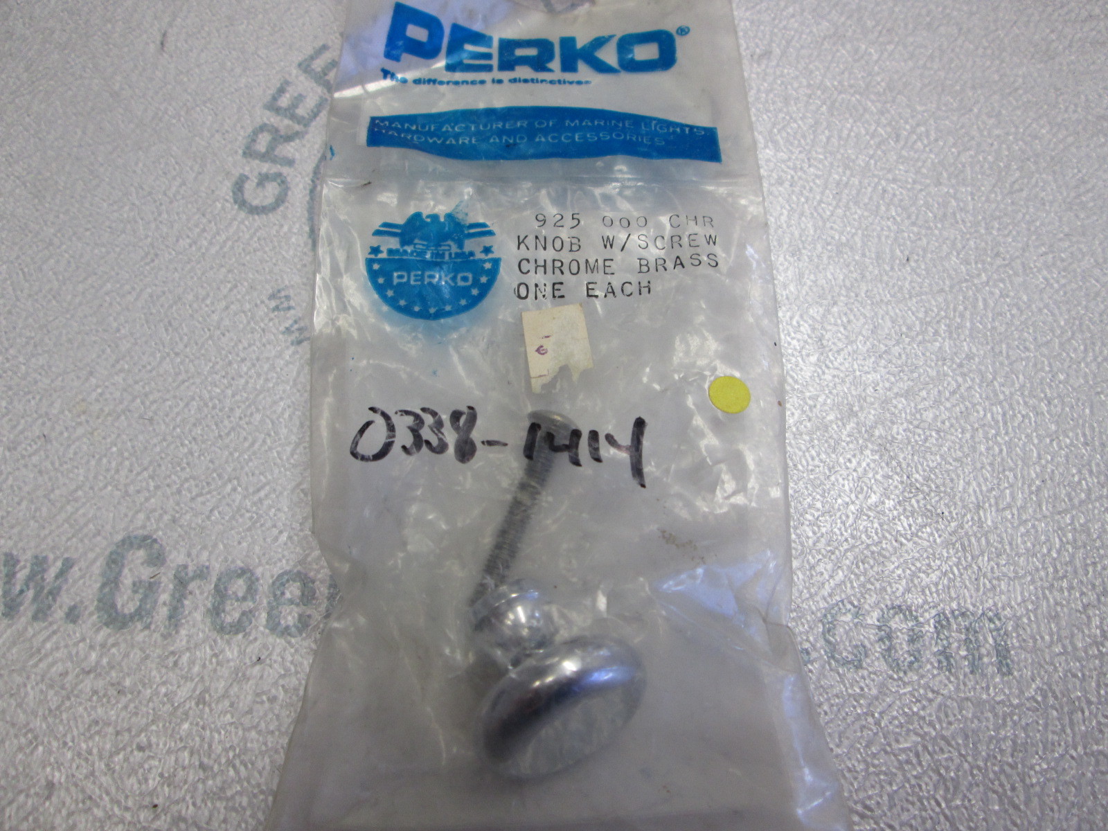 Perko Boat Chrome Spare Knob for Cabinets Cupboards
