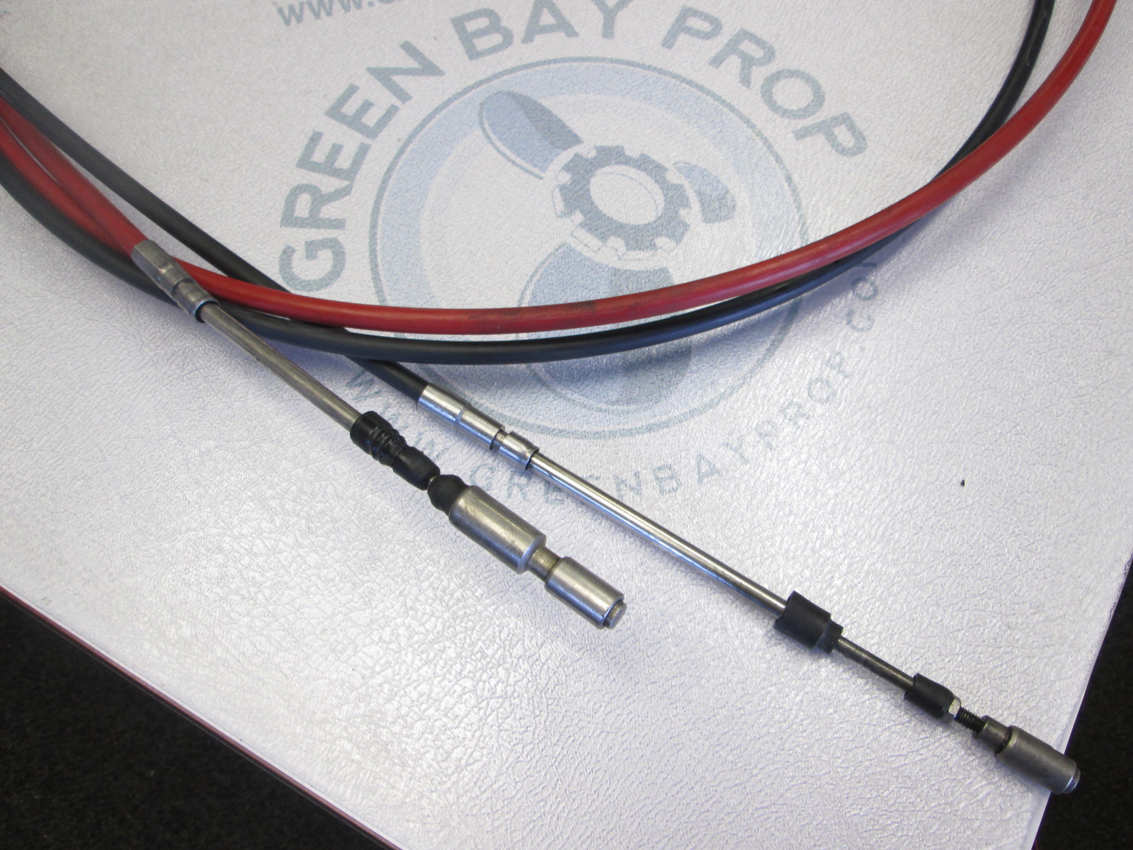 Force Outboard US Marine White Boat Throttle Remote Control & 10 Ft