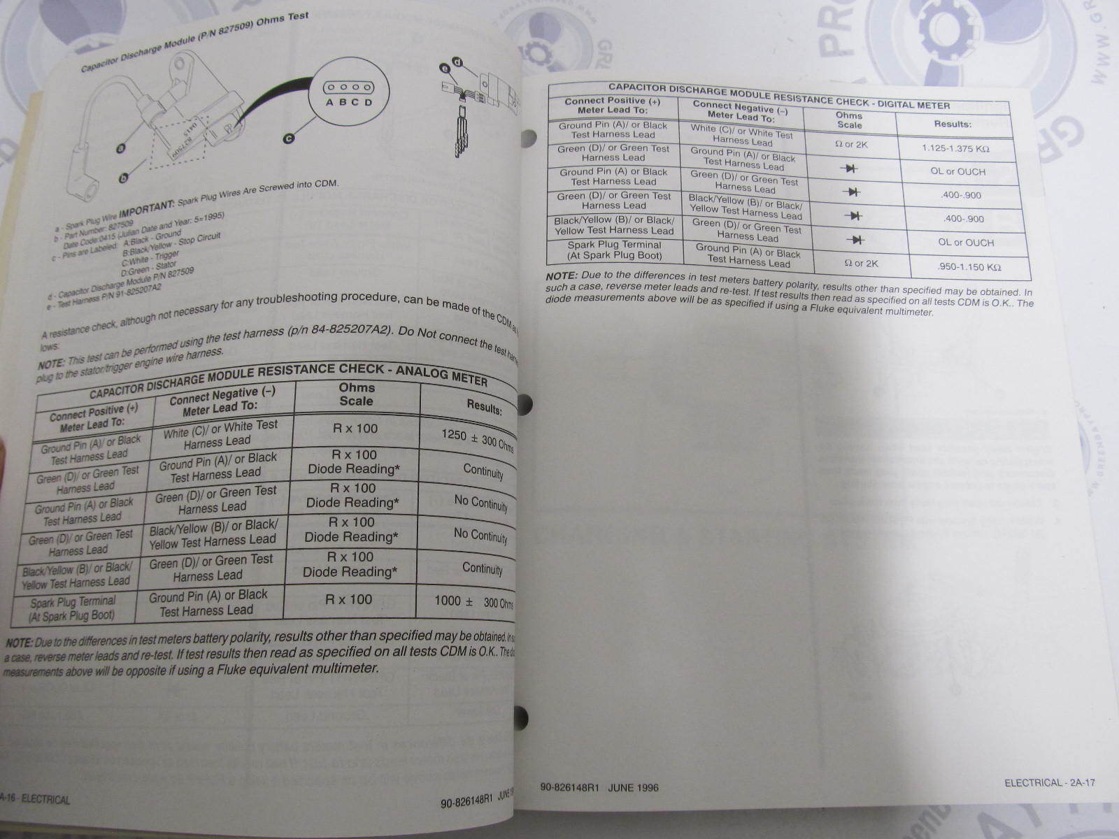 ... 90-826148R1 Mercury Mariner Outboard Service Manual 30-40 HP 2 CYL
