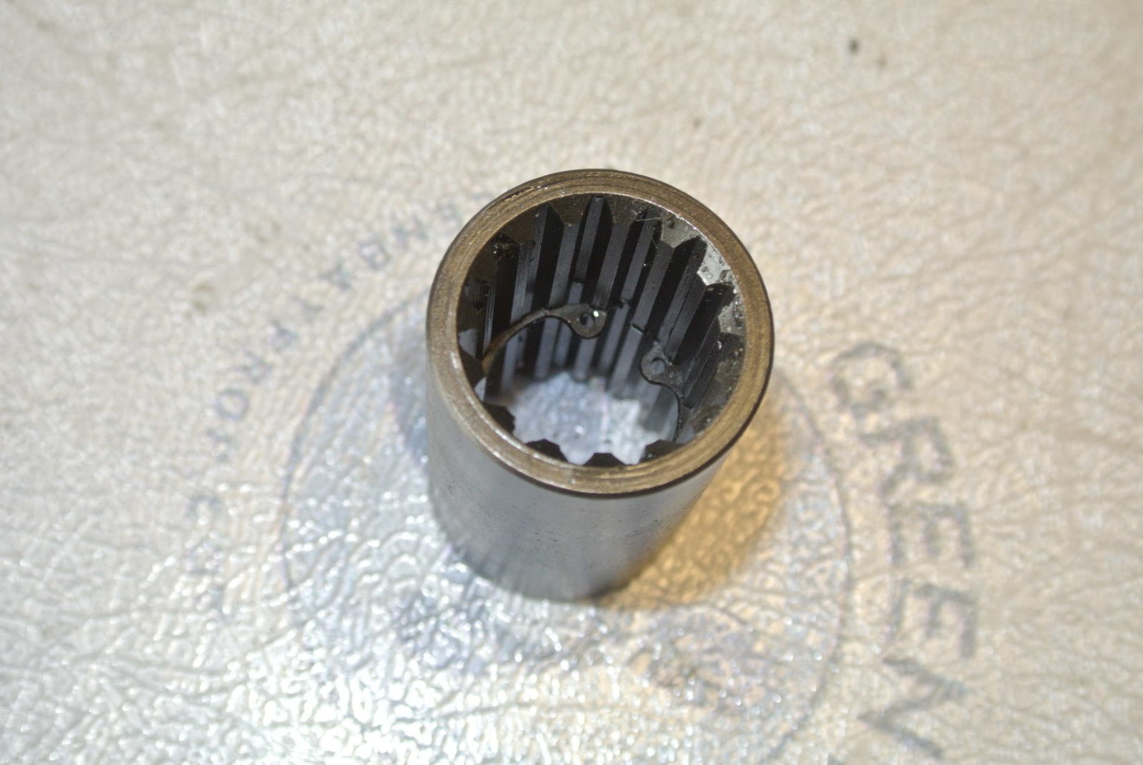 88243A3 Drive Shaft Coupler Upper to Lower Unit Mercrusier Bravo