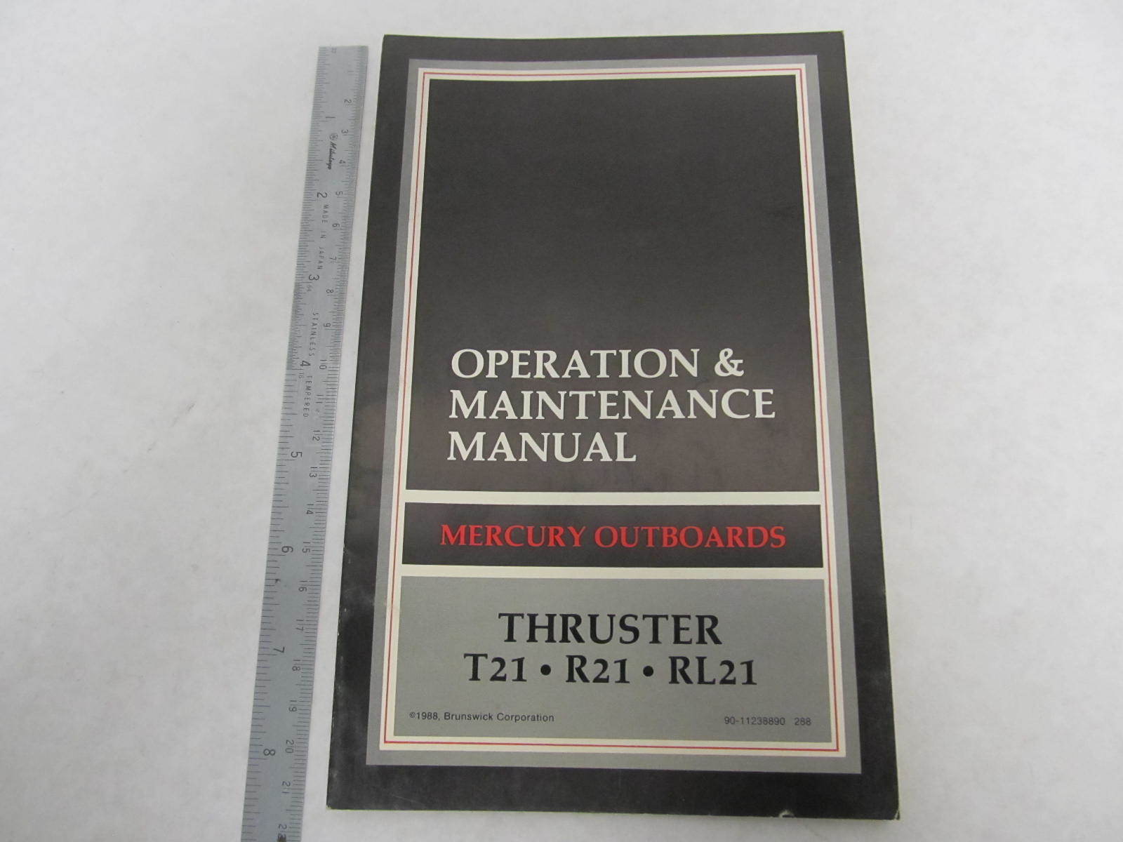 Mercury Thruster T21 R21 RL 21 Electric Outboard Operation & Maintenance  Manual | Green Bay Propeller & Marine LLC
