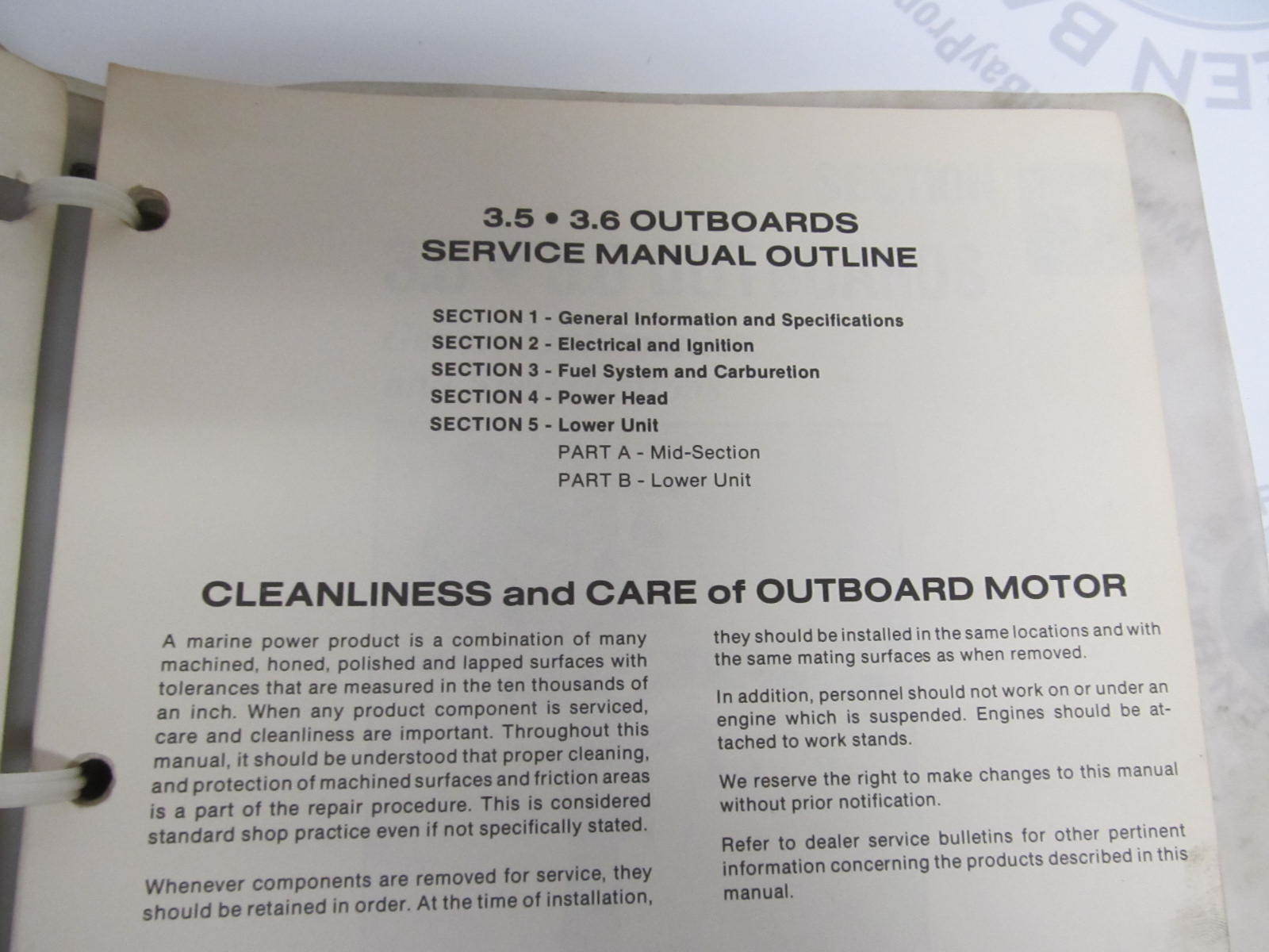 mercury outboard motors service manuals