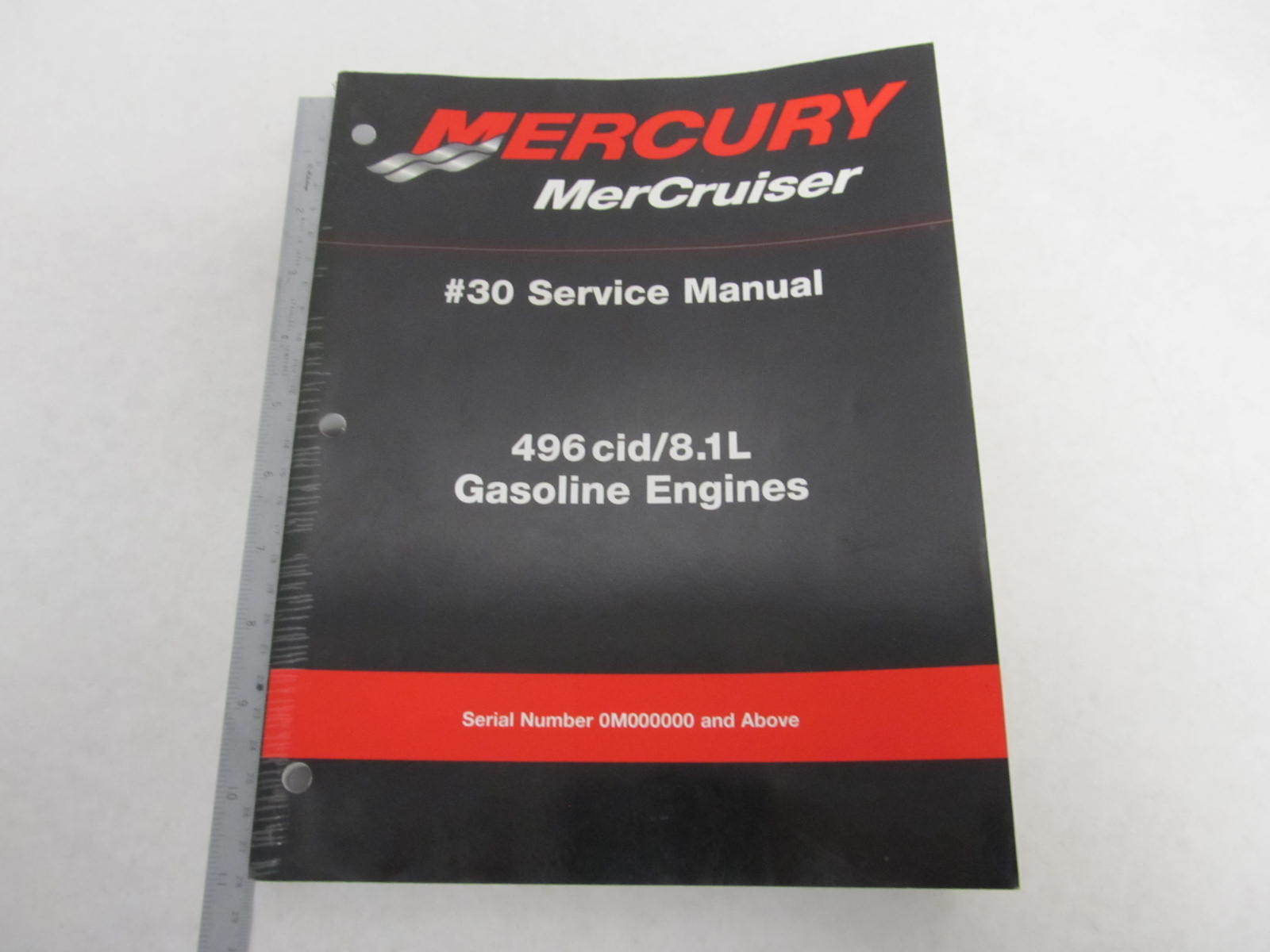90-863161 Mercury Mercruiser #30 Service Manual for 496cid/8.1L Gasoline .
