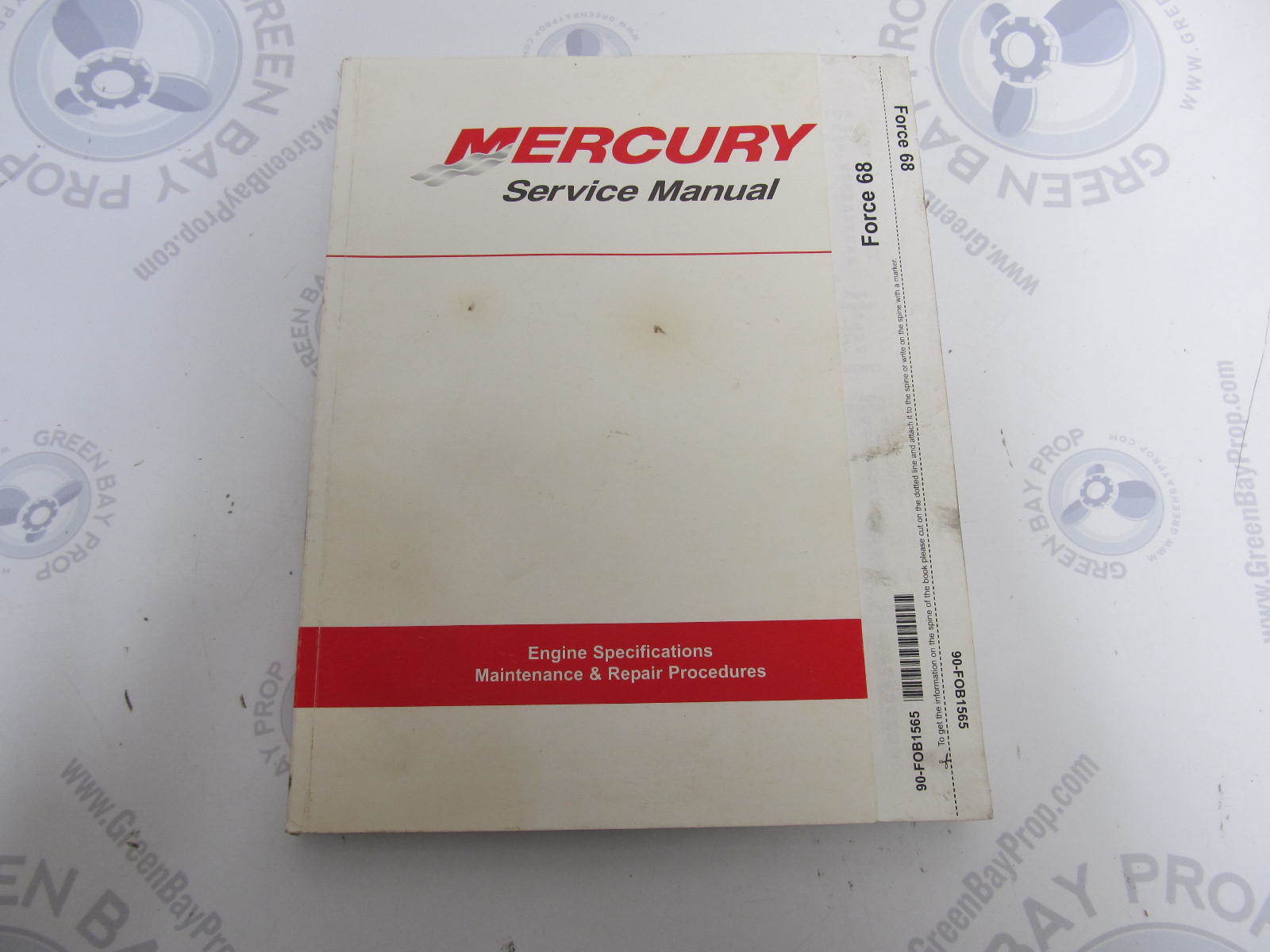 90-FOB1565 Mercury Chrysler Force Outboard Service Manual 70-150 HP 1965-1979 ...