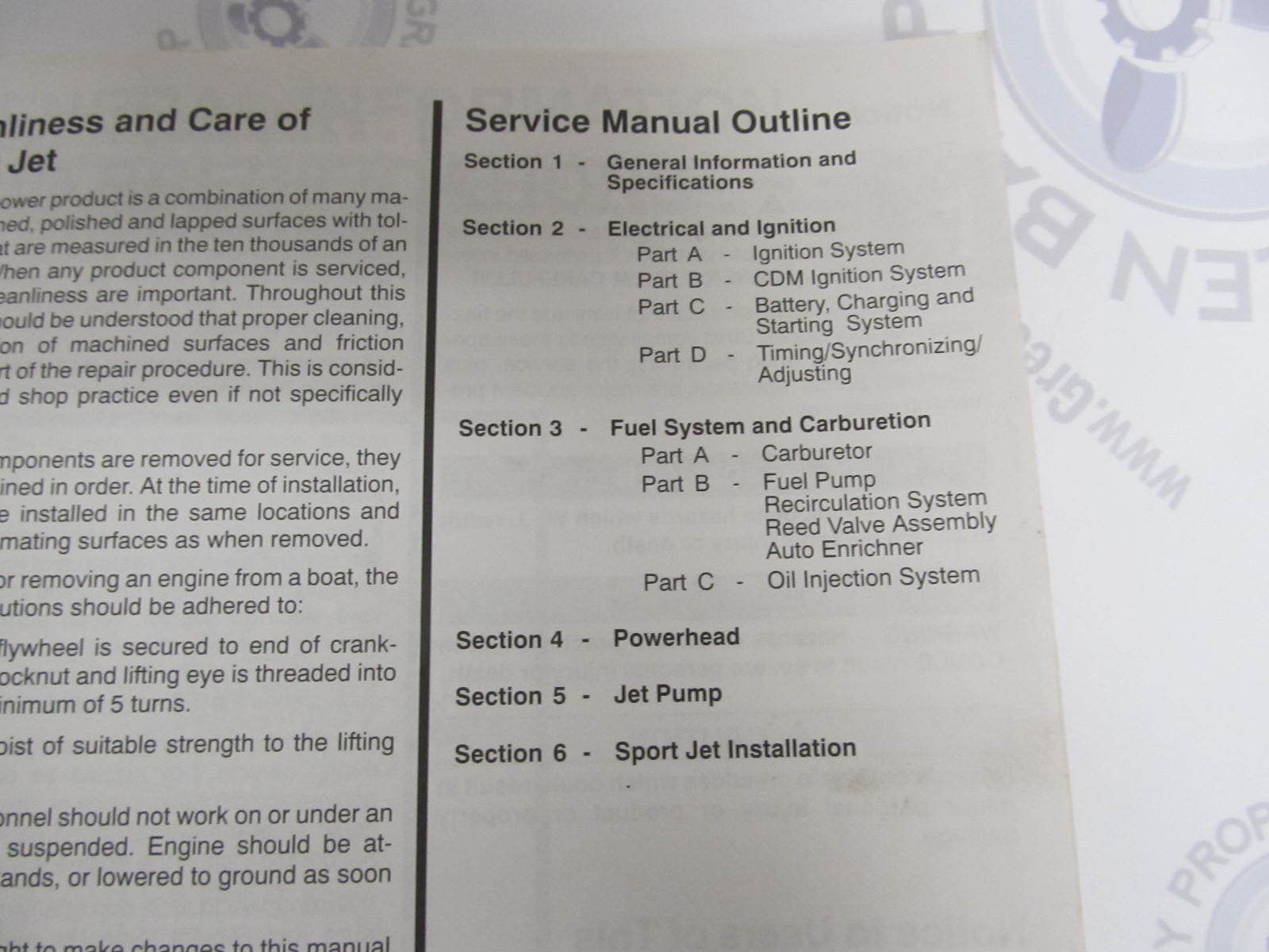 1995 Mercury Mariner Outboard Service Manual 90 95 120 .