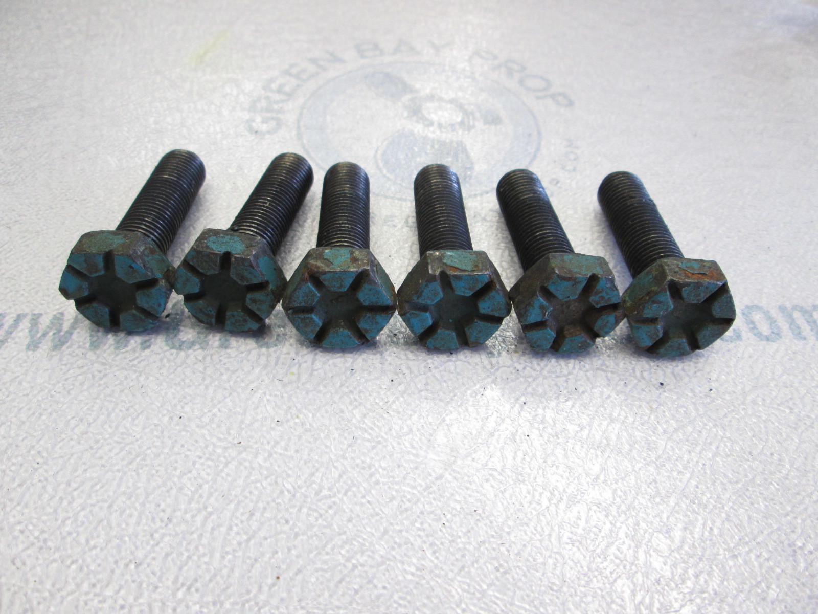 378769S100 OMC Stringer Stern Drive Ford V8 Flywheel Bolts Green Bay