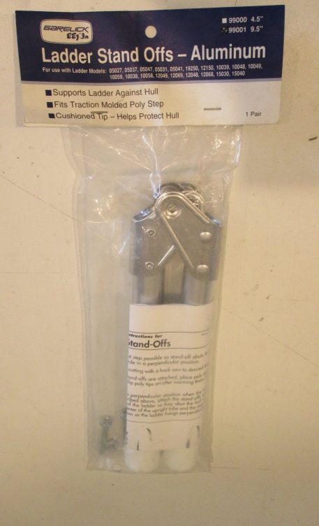 99001 Garelick 9 1/2" Aluminum Boat Ladder Stand-Offs