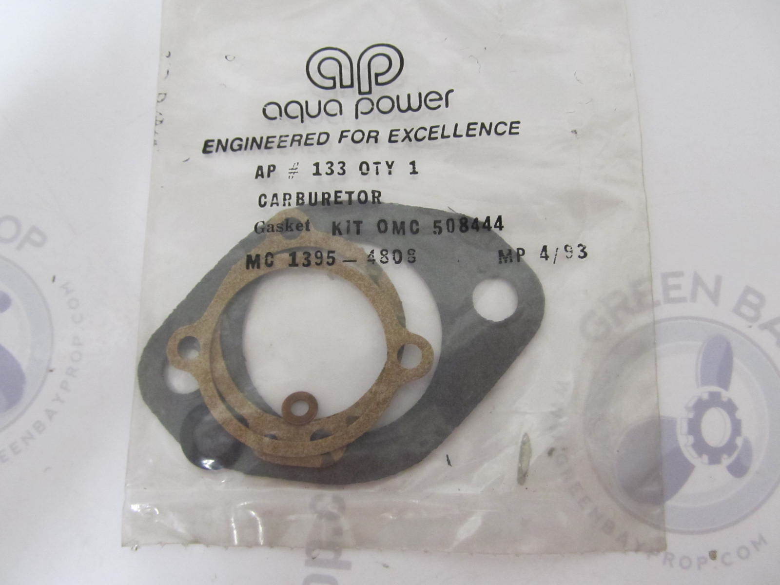 133 508444 13954808 Carb Gasket Kit Mercury Mariner Outboards Green