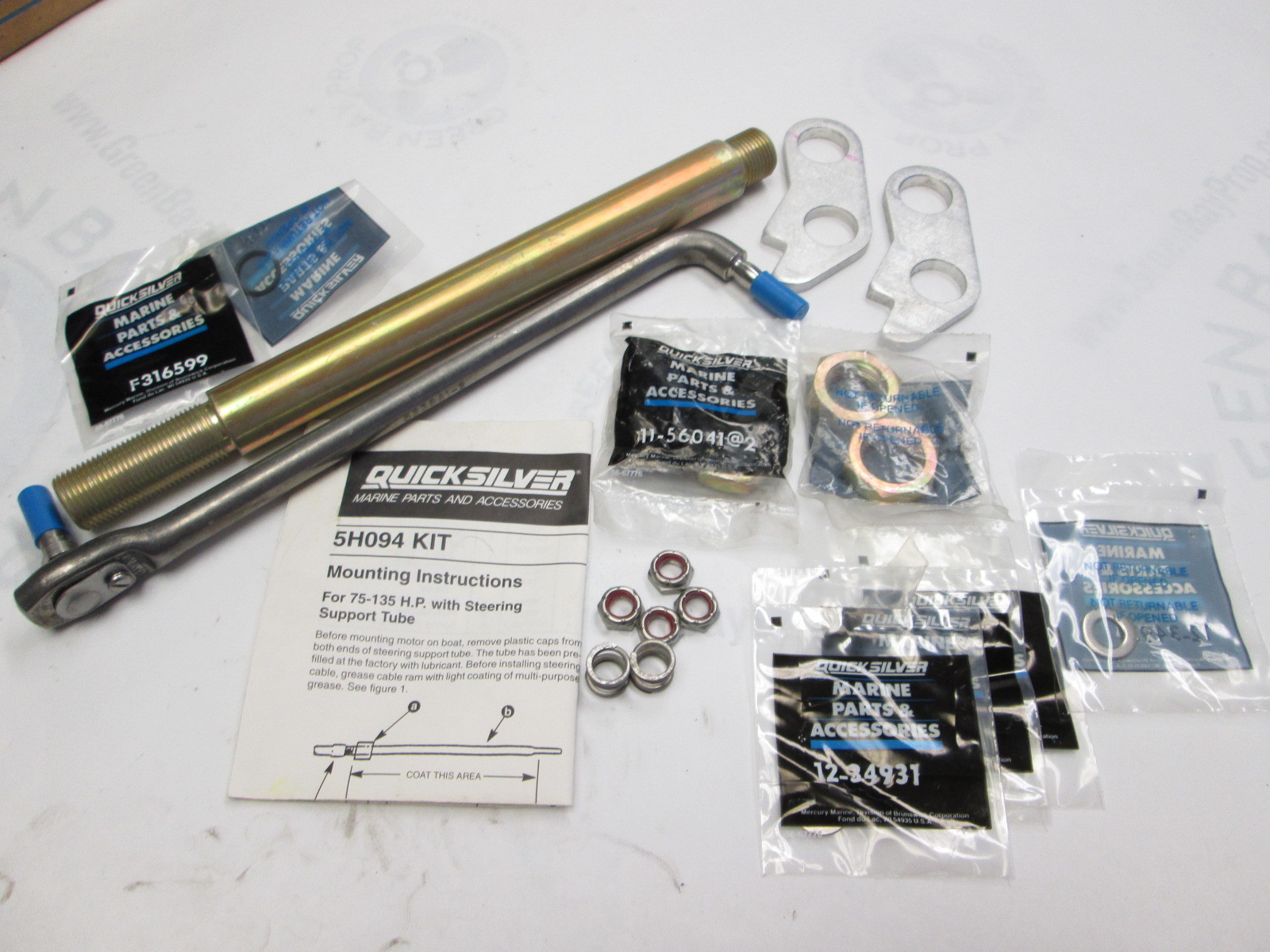 F5H279 5H094 Steering Link Pivot Relocator Kit fits Mercury 75-135 Hp Outboard