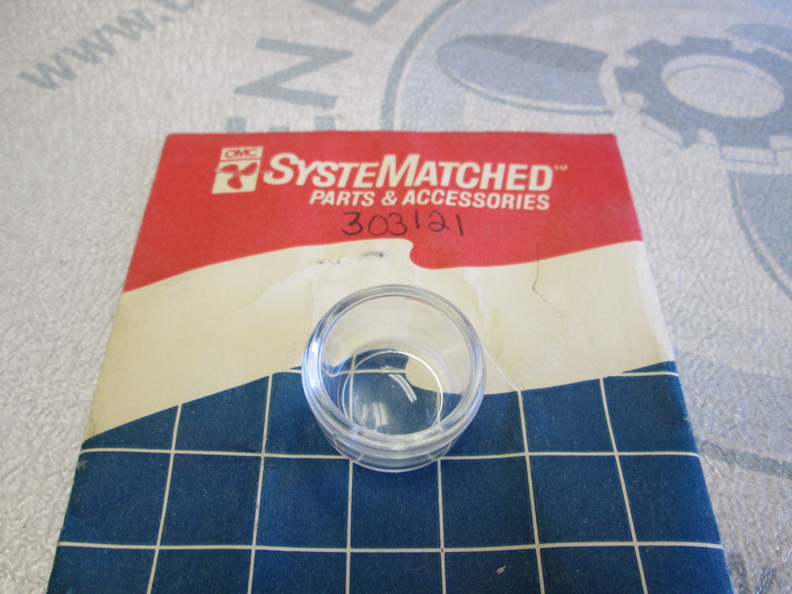 0303121 303121 OMC Evinrude Johnson Vintage Fuel Filter Bowl