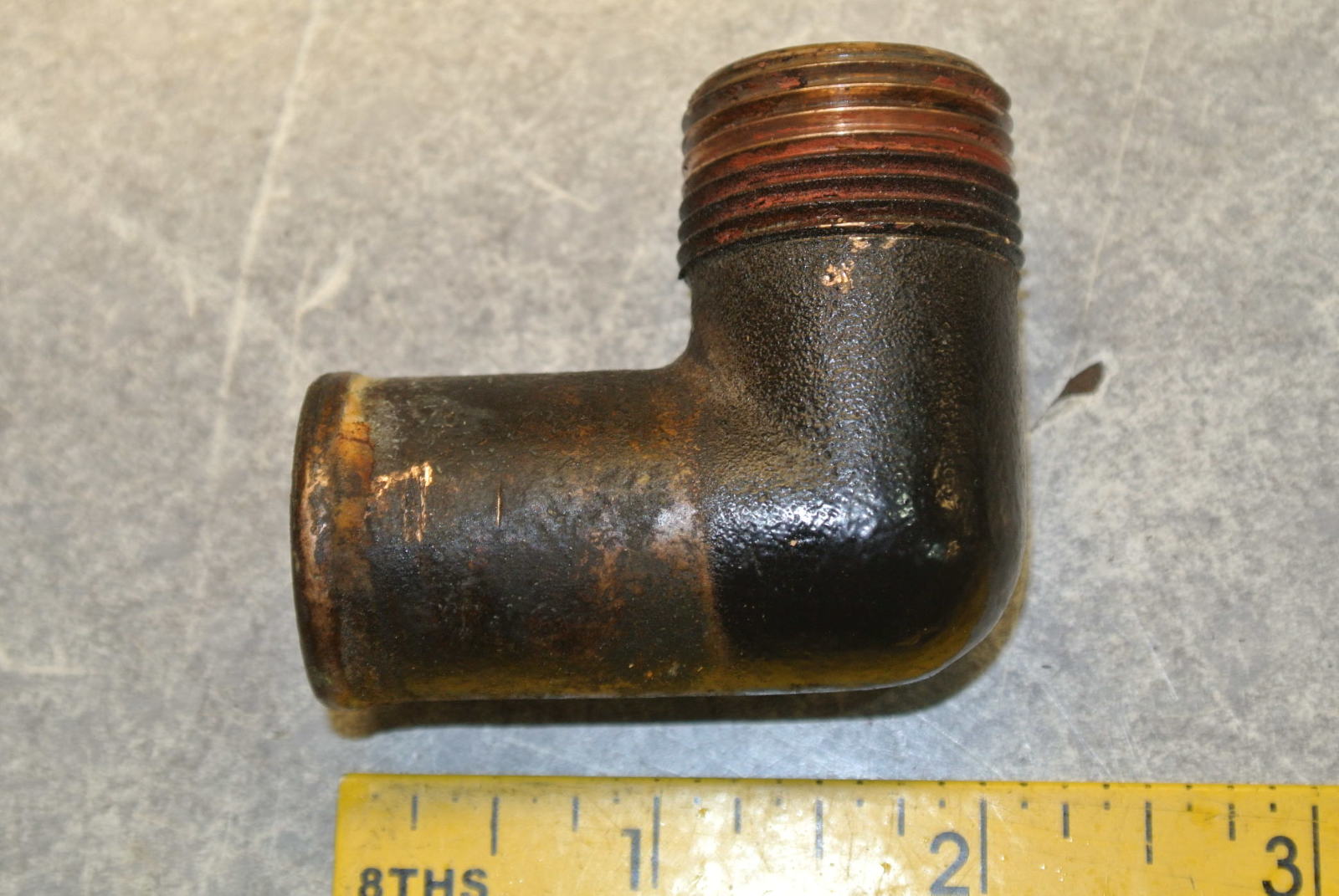 2236305 T 90 Degree Water Hose Barb Brass Fitting Mercruiser Exhaust