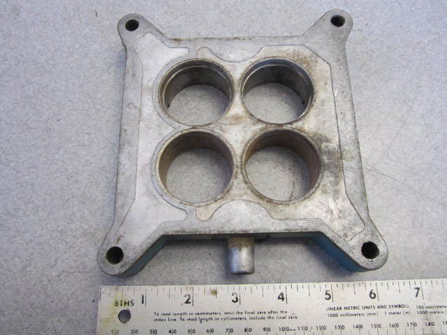 Carburator Carb 4 Barrel Spacer Plate OMC Ford Stern Drive V8