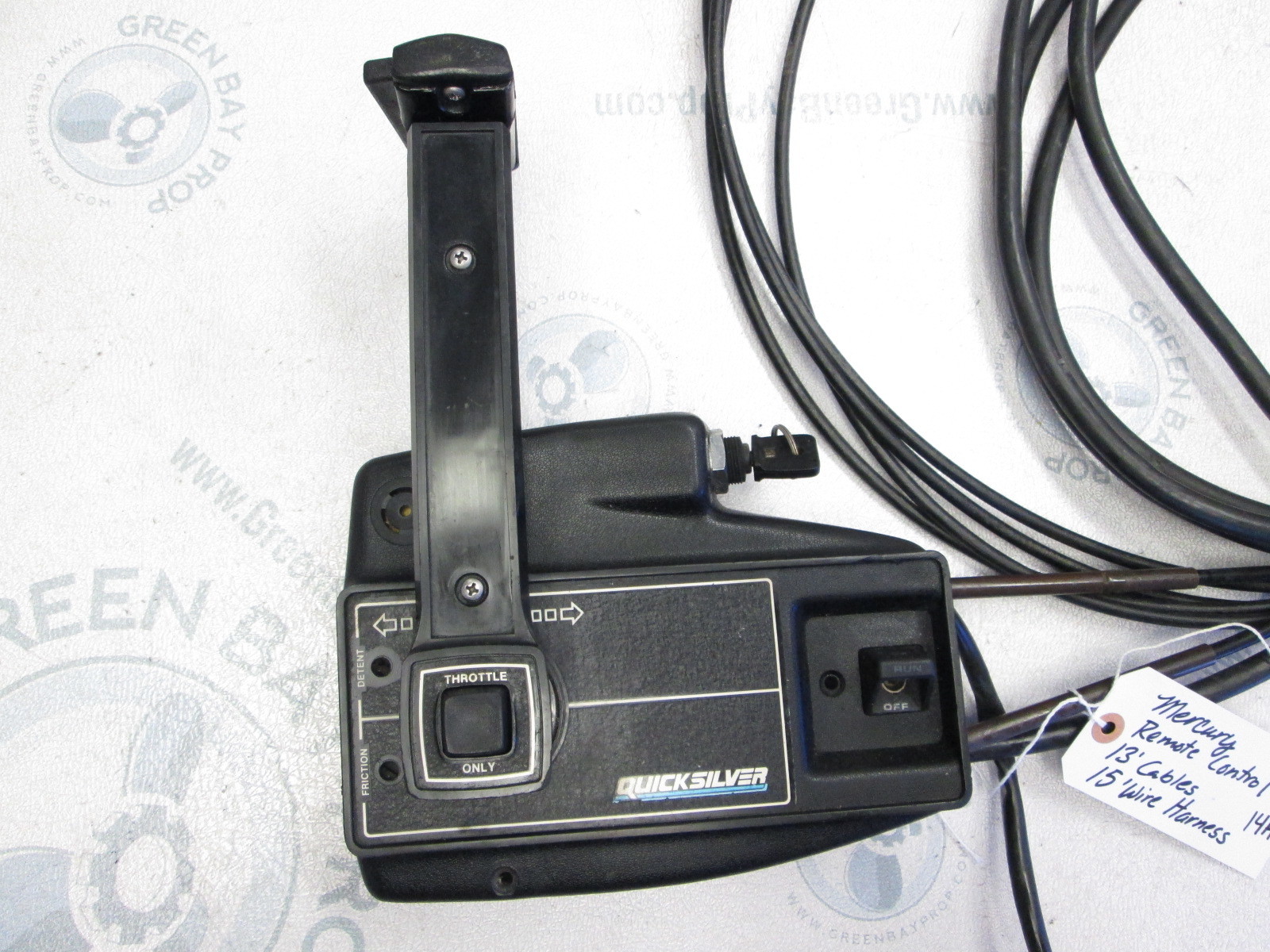 Mercury Outboard QuickSilver Side Mount Remote Control Throttle & Cables · «
