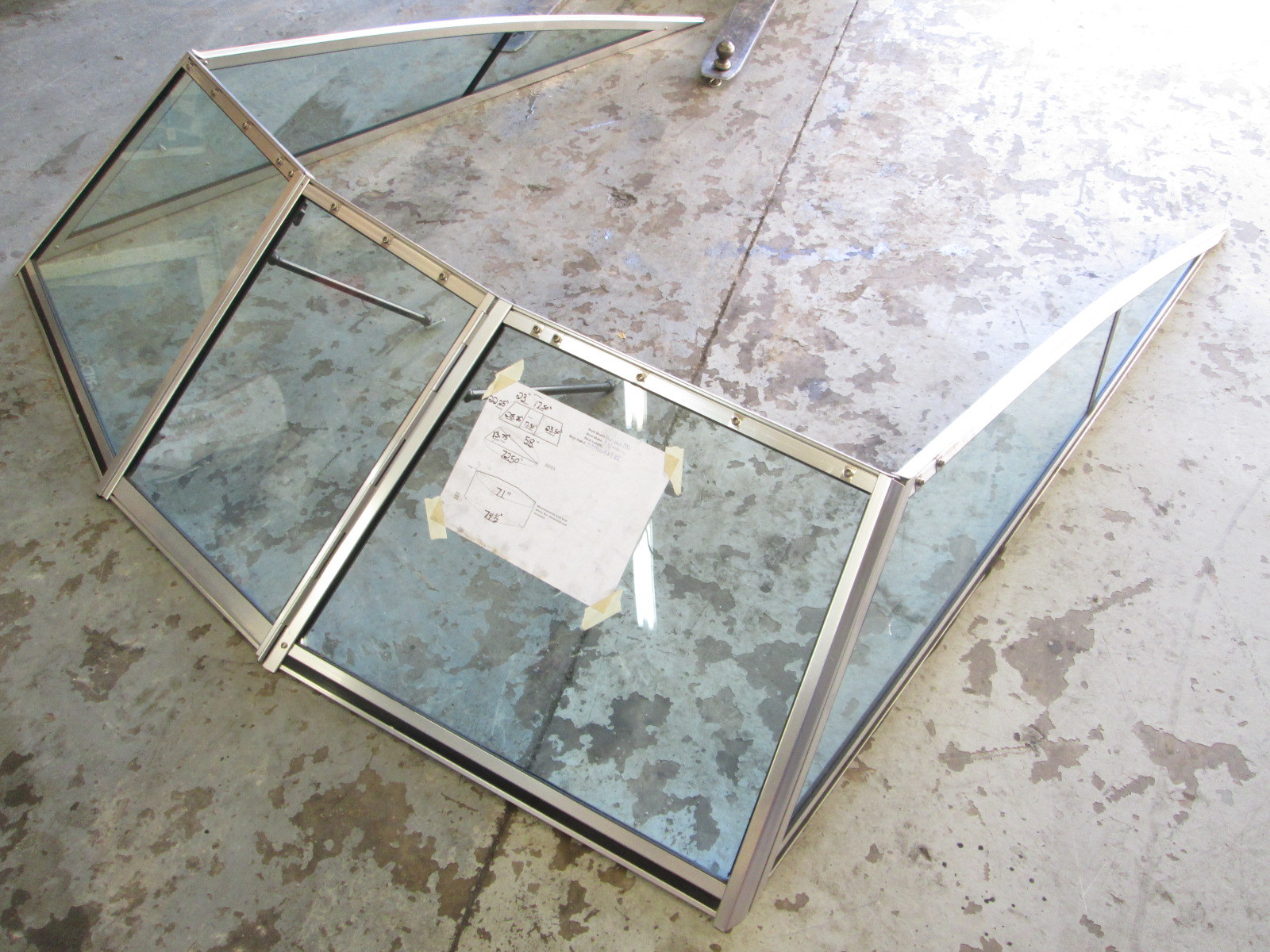 Four Winns Boat Windshield 1985 Horizon 190 Walk Through 71" Wide