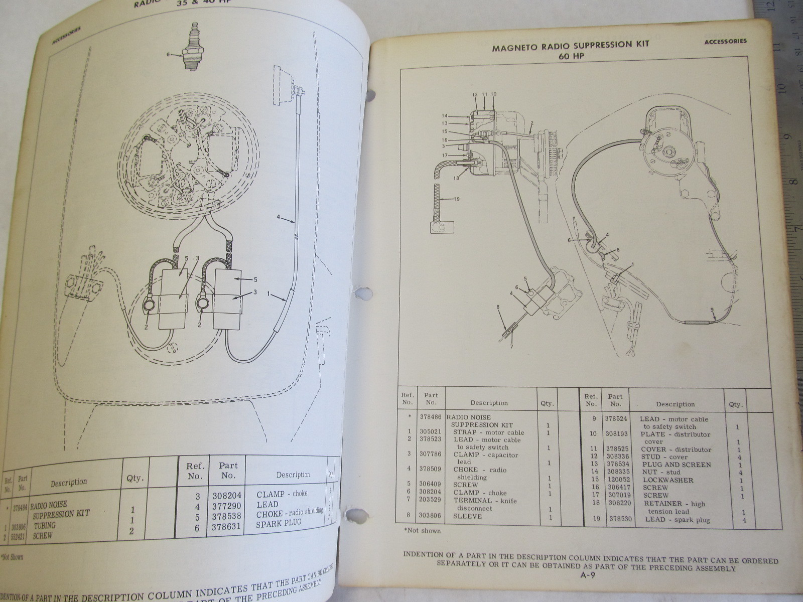 1963 Gale Outboard Accessories Parts Catalog Green Bay Propeller