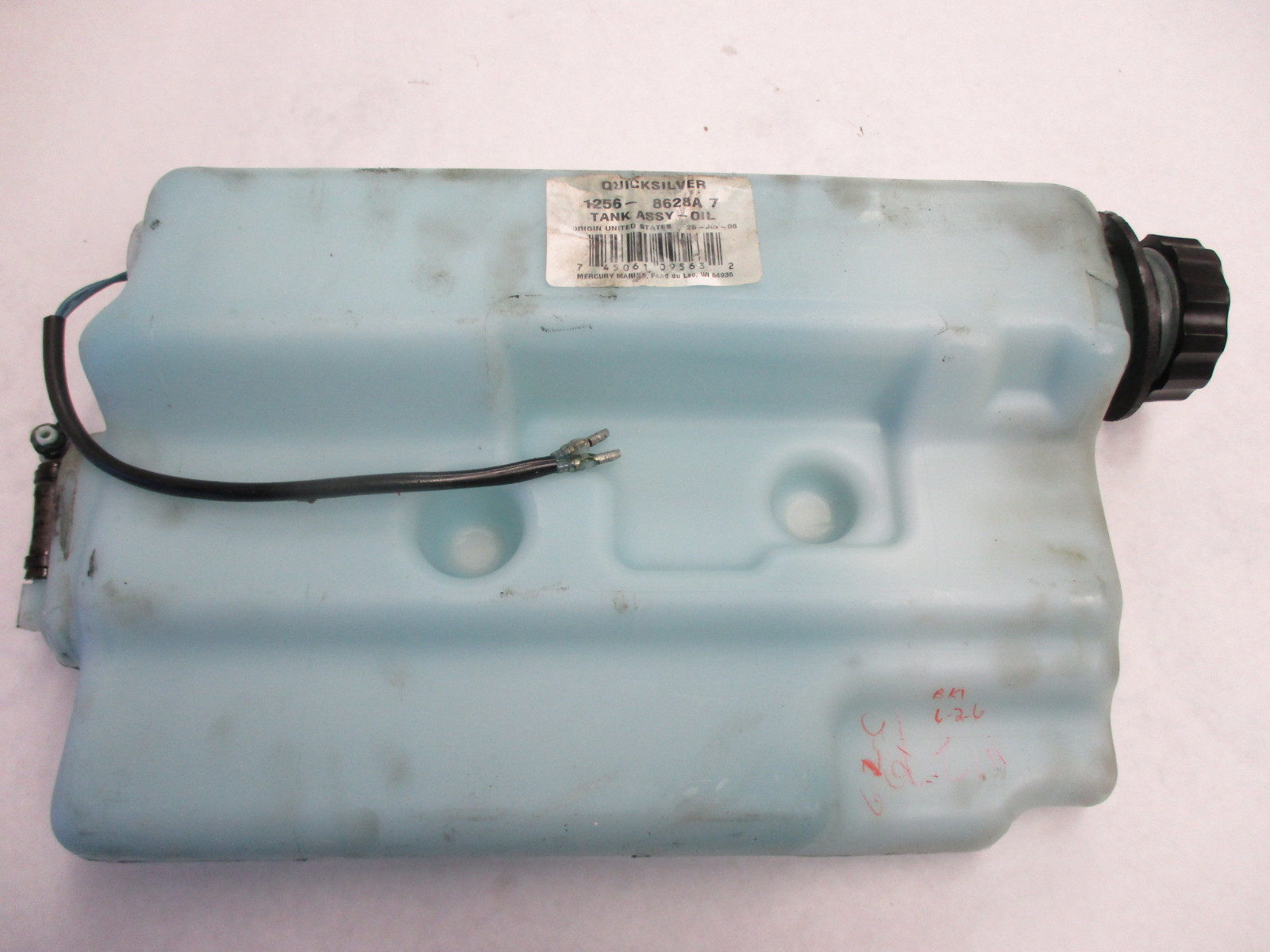 1256-8628A 7 Mercury Mariner Outboard Oil Reservoir Tank