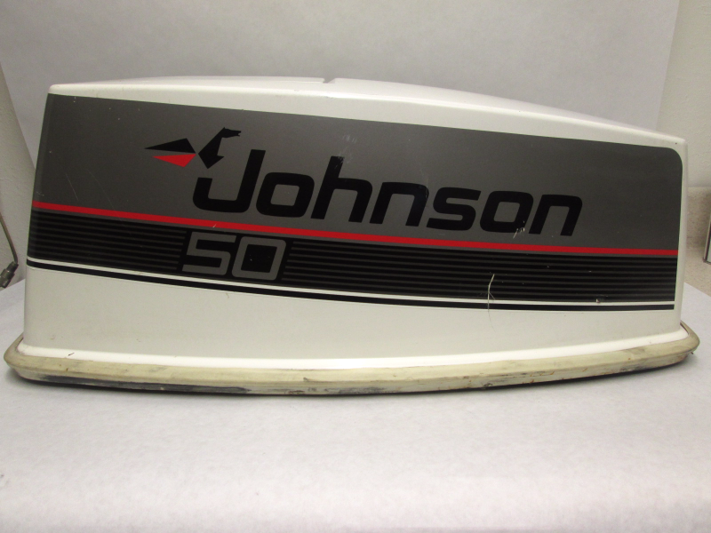 50 HP VRO Top Cowling 80's Motor Cover Assy Johnson Evinrude OMC BRP Freshwater