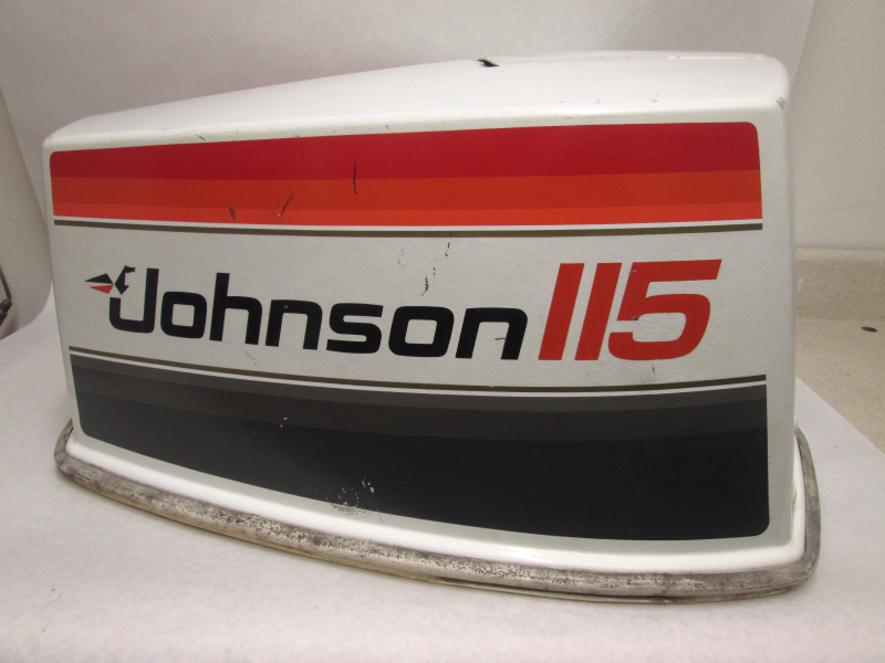 115 HP V4 Top Cowling Motor Cover Assy Johnson Evinrude OMC Sea-Horse Freshwater