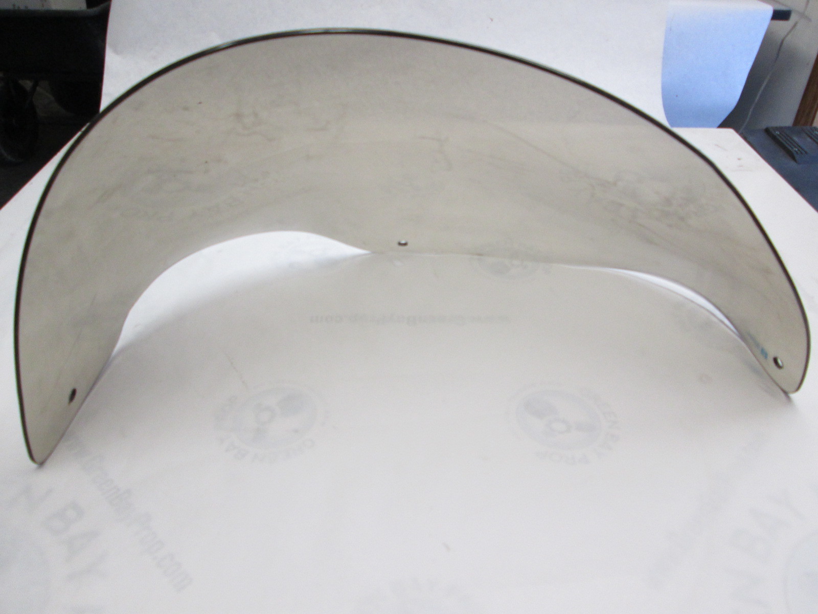 Boat Tinted Windshield Plexiglass Bubble Windscreen 25" Wide Skeeter