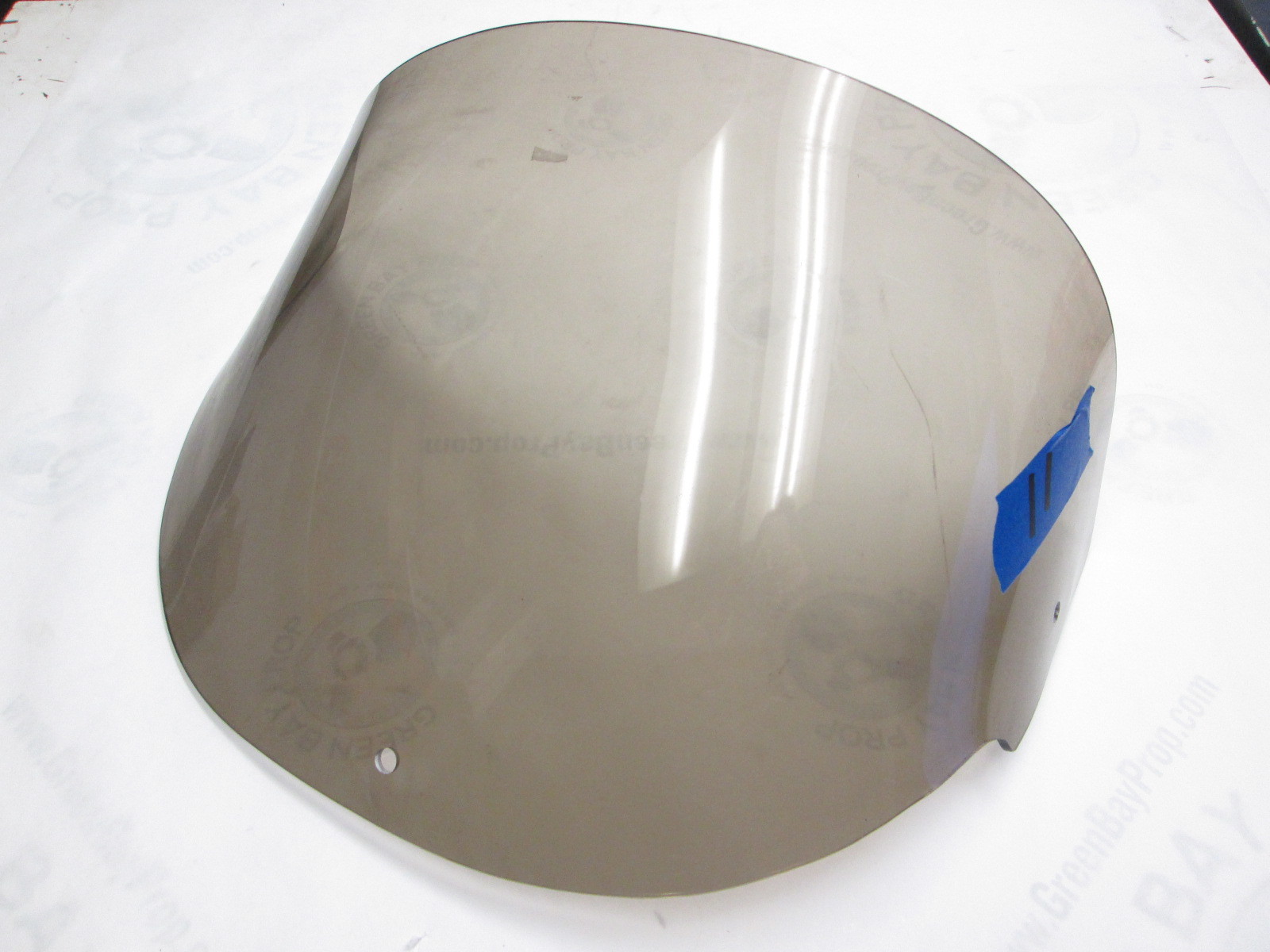 Boat Tinted Windshield Plexiglass Bubble Windscreen 20" Wide Skeeter