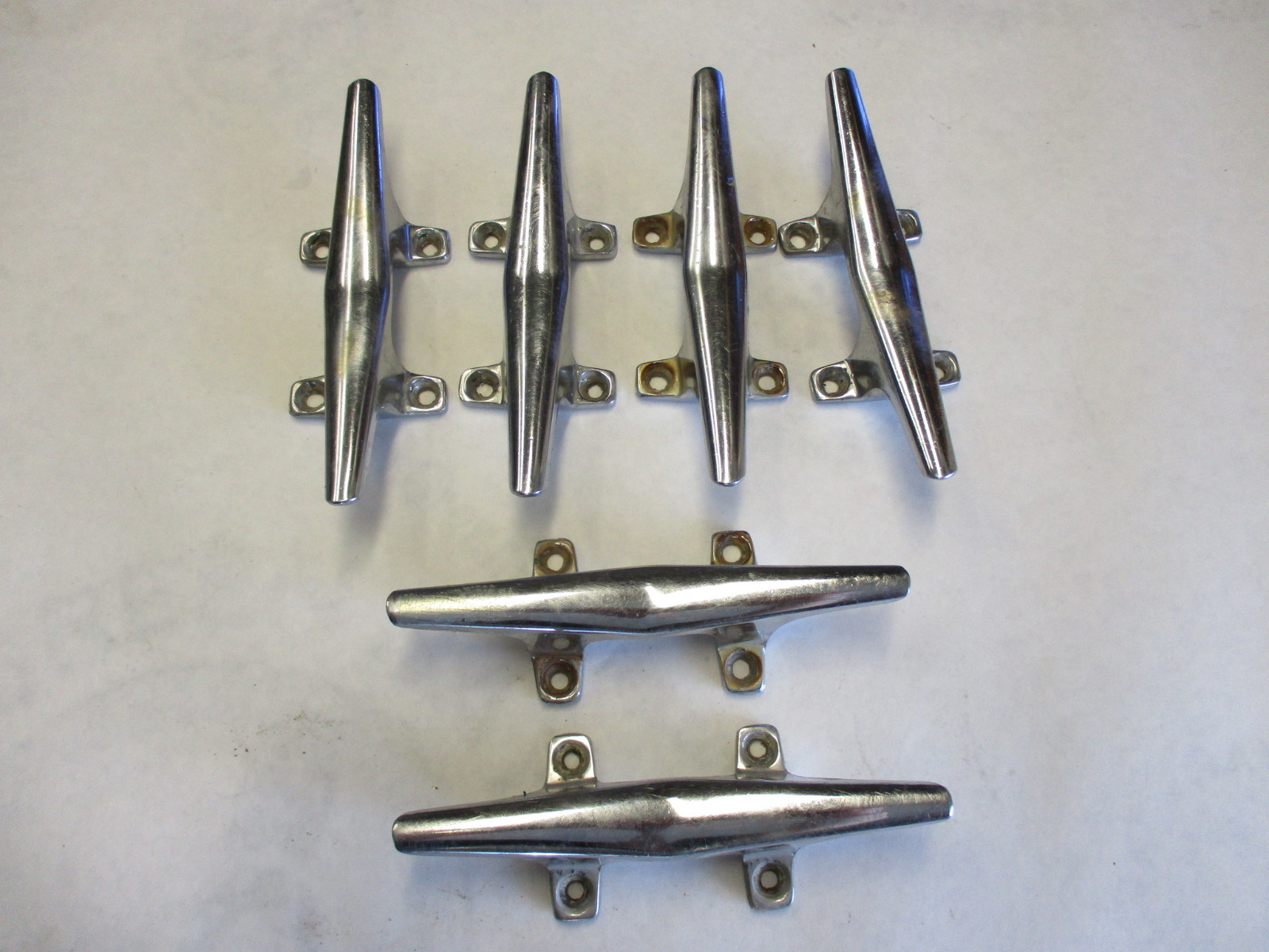OMC Cruiser Boat Cleat Chrome Covered (Set of 6) Green Bay Propeller
