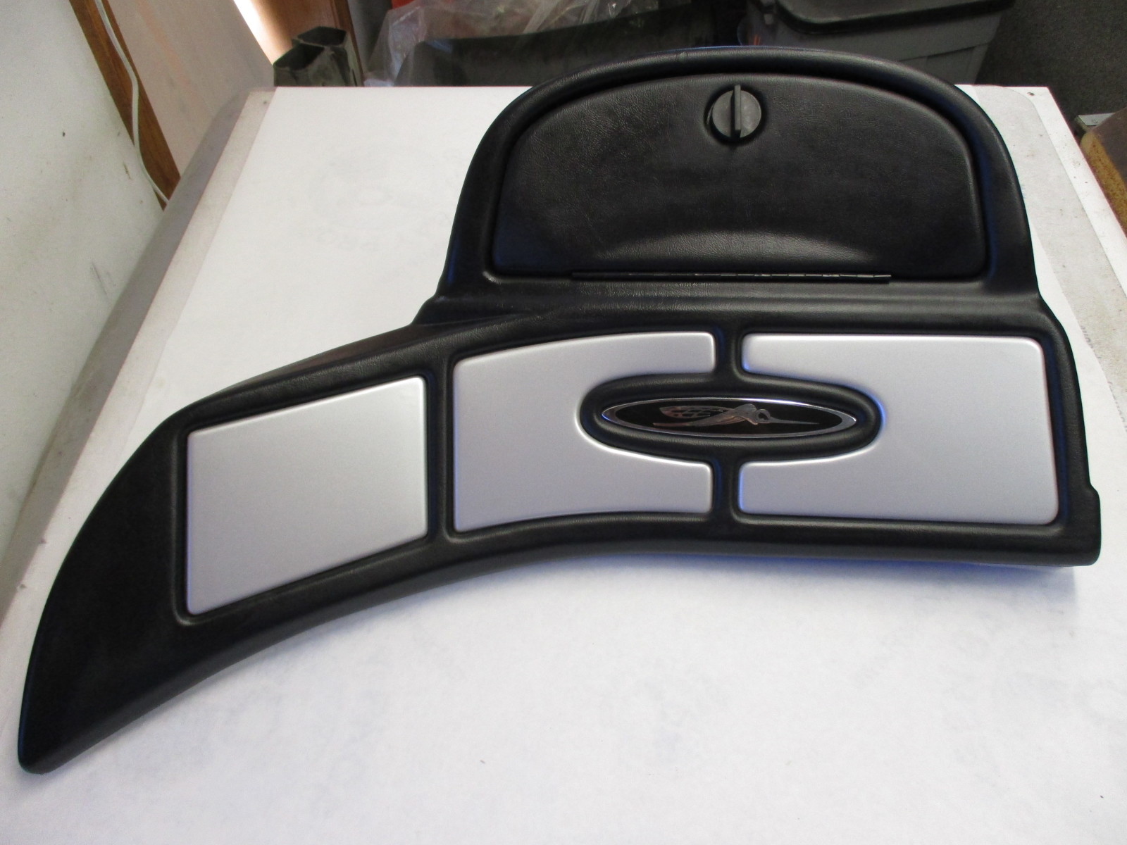 Skeeter Boat Dash Panel w/ Glove Compartment Black Silver Gray 31" x 15
