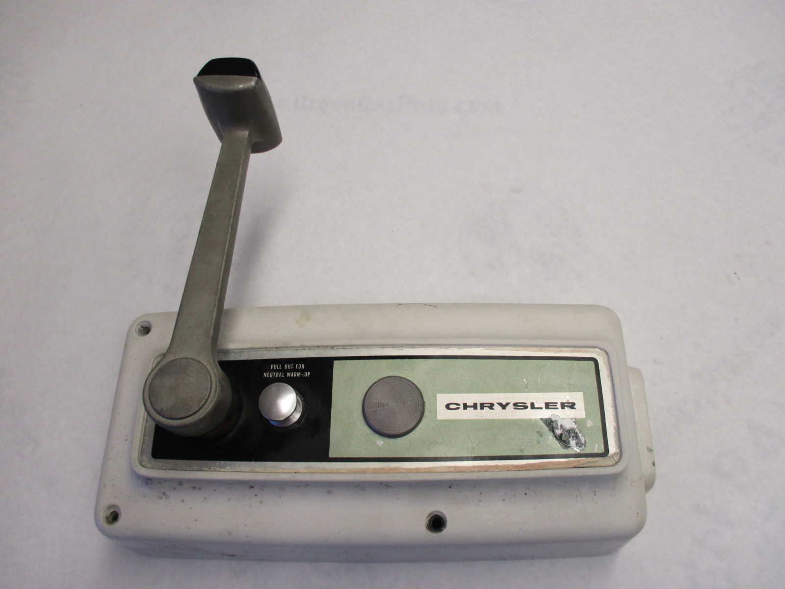 Chrysler Force Outboard Remote Control Box & Handle