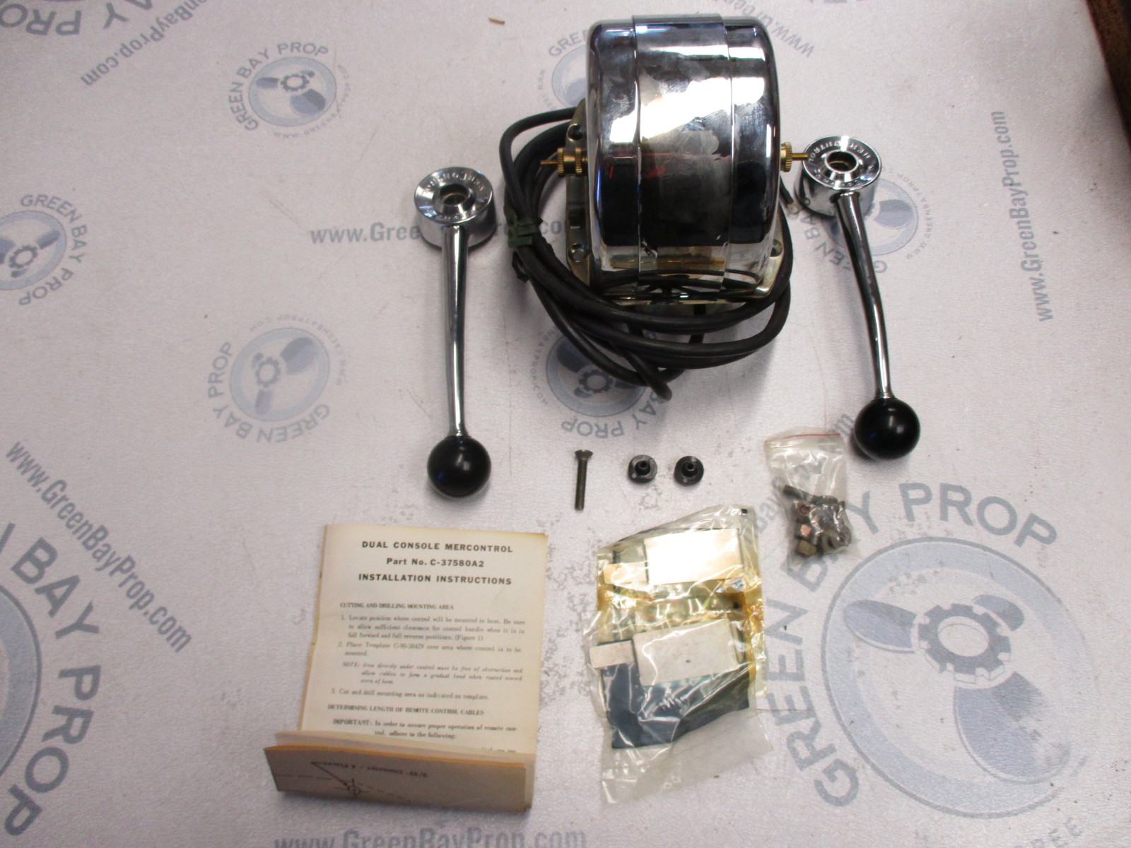 37580A2 Fits Mercury Dual Remote Control Console Mount