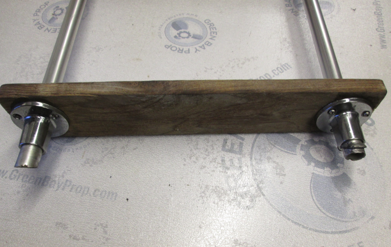 Boat Boarding Ladder Steps Stainless Steel Teak Green Bay Propeller